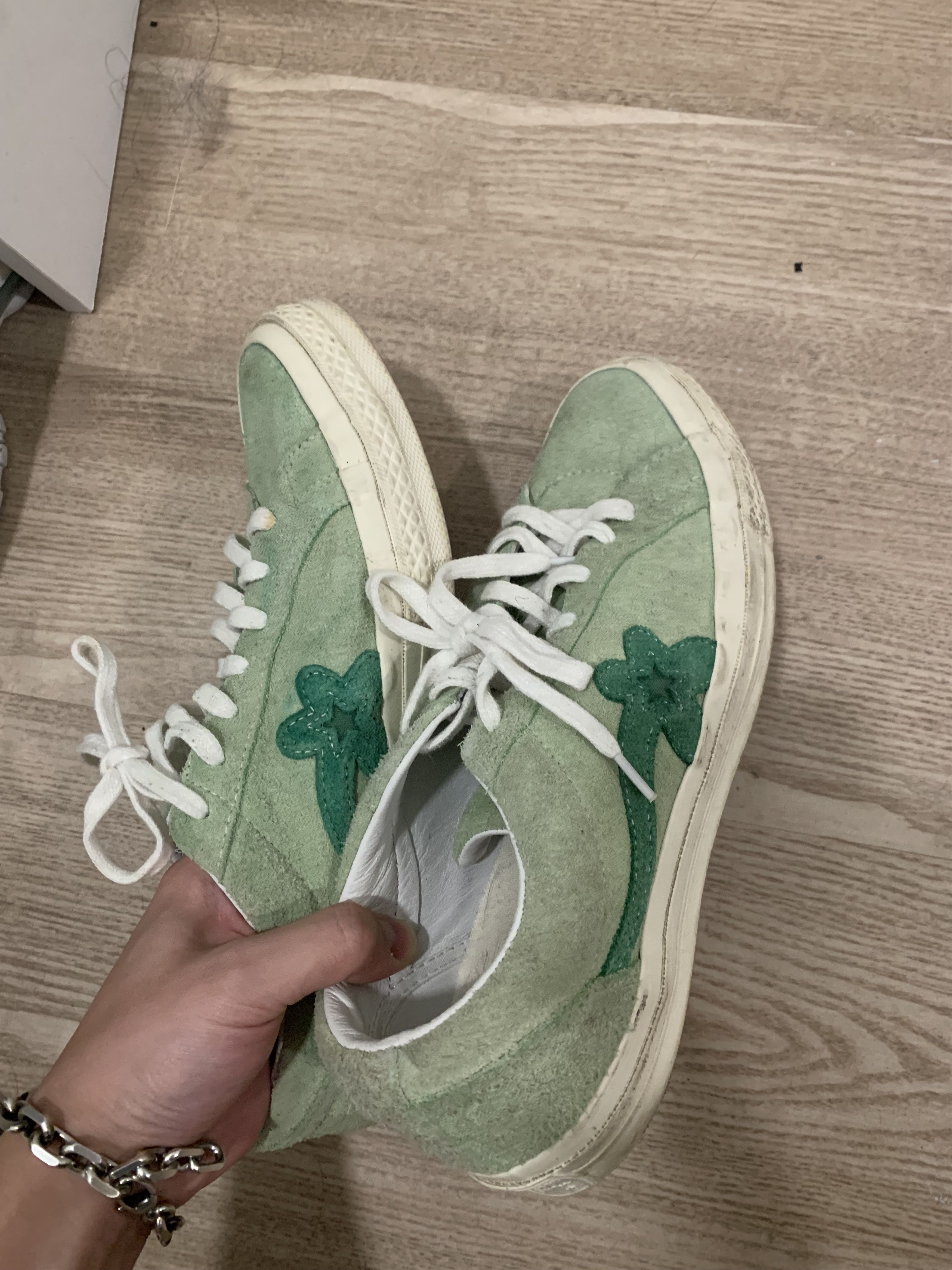 Converse × Golf le Fleur Golf le Fleur x Converse] ‘Jade Lime’ One Star Ox Size US 9 / EU 42 - 2 Thumbnail