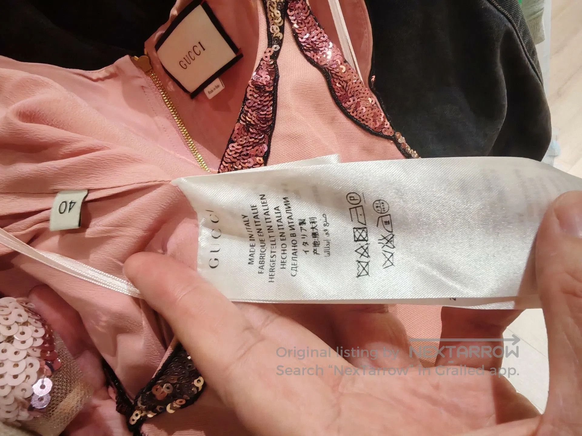 Gucci Gucci Runway High Couture Pink Dress. Size S / US 4 / IT 40 - 4 Thumbnail