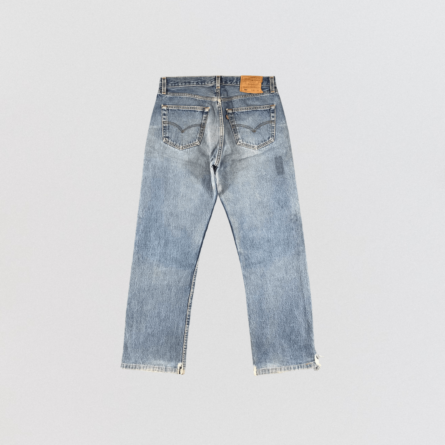 Levi's Vintage 90s Light Wash Levis 501 Denim Jeans-JM834 Size US 32 / EU 48 - 2 Thumbnail