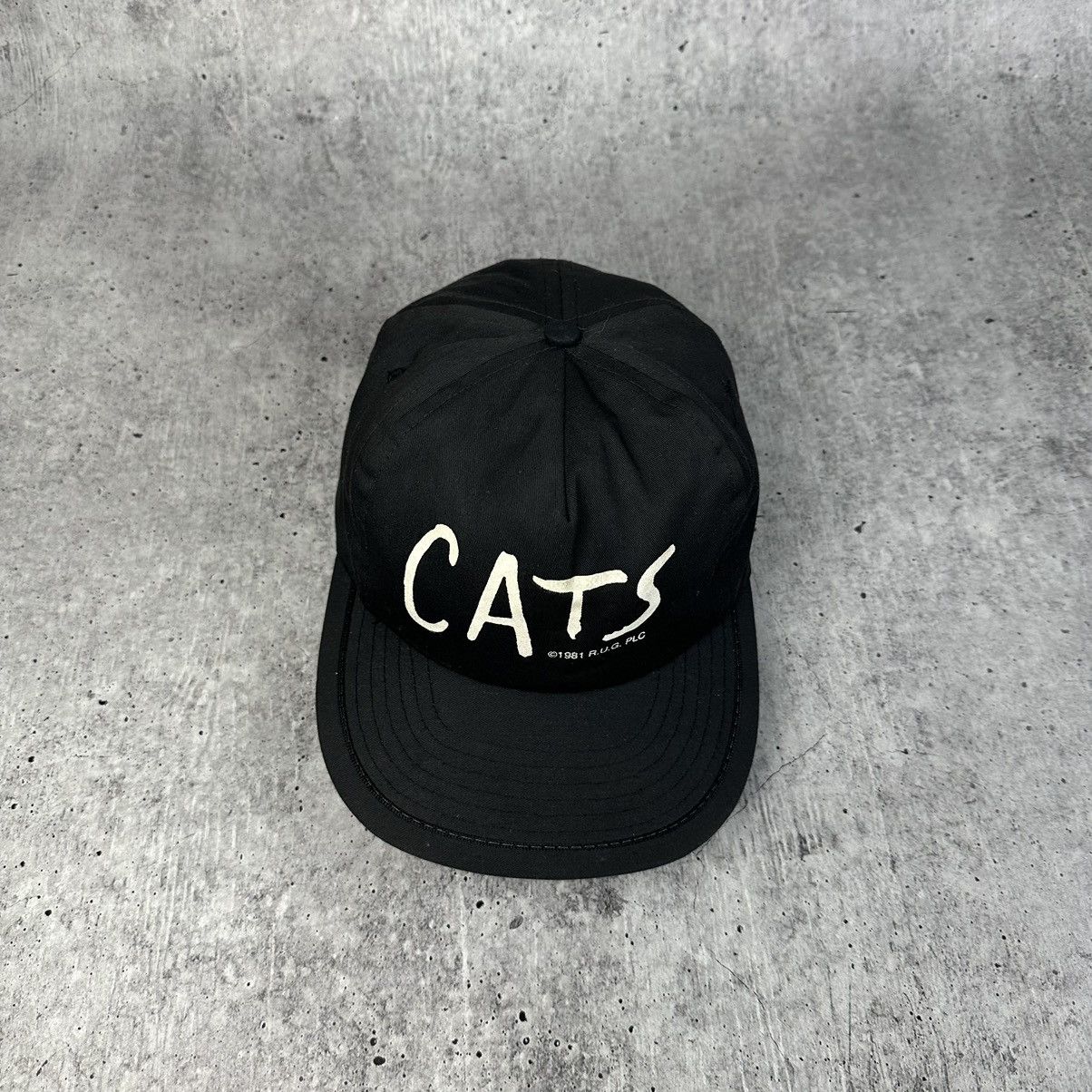 Vintage 80’s Cats Musical Hat Cap Baseball EuroCap Retro Memorabilia Size ONE SIZE - 4 Thumbnail
