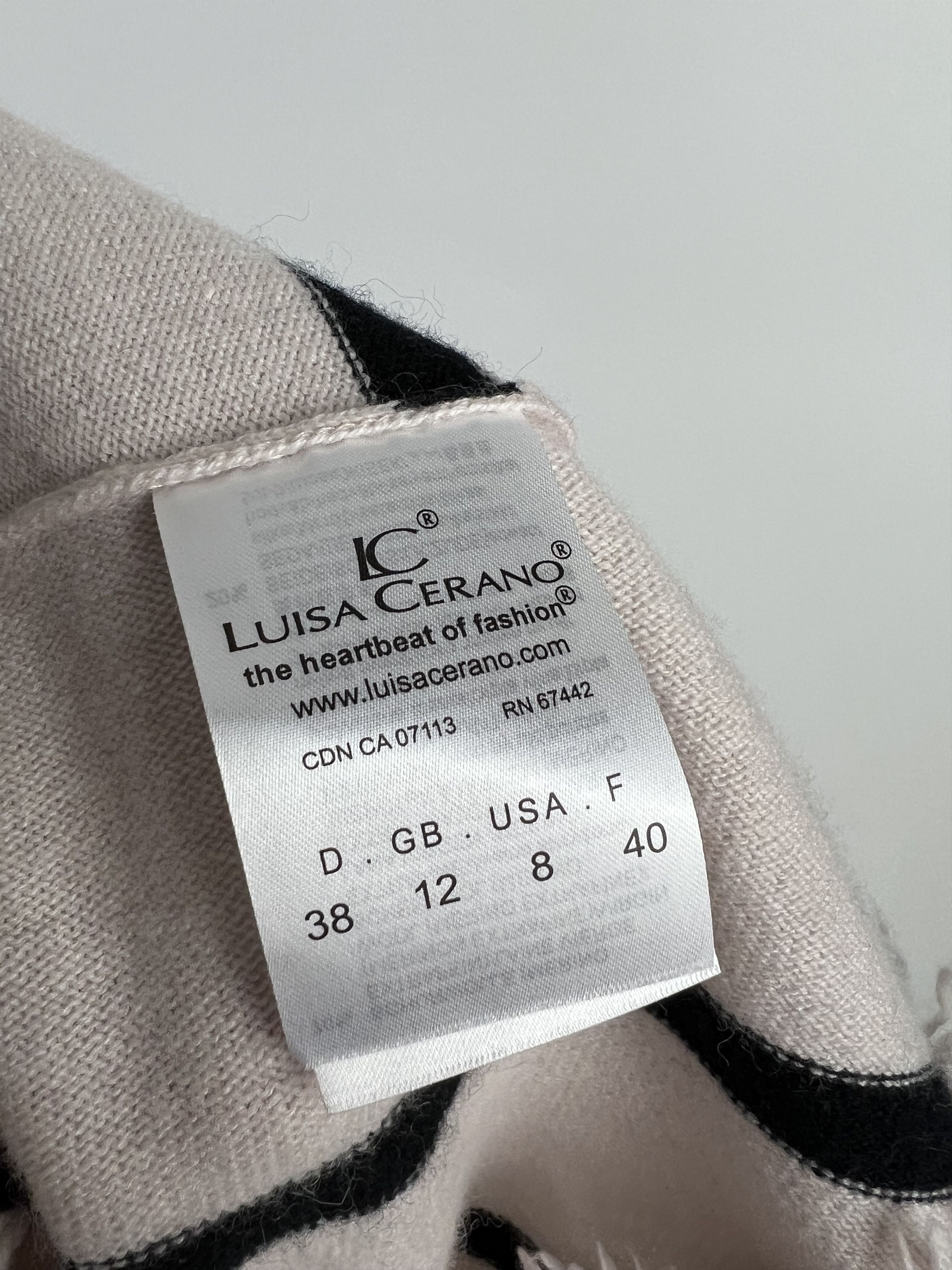 Luisa Cerano Luisa Cerano Striped Wool Silk Cashmere Sweater Size M / US 6-8 / IT 42-44 - 10 Thumbnail