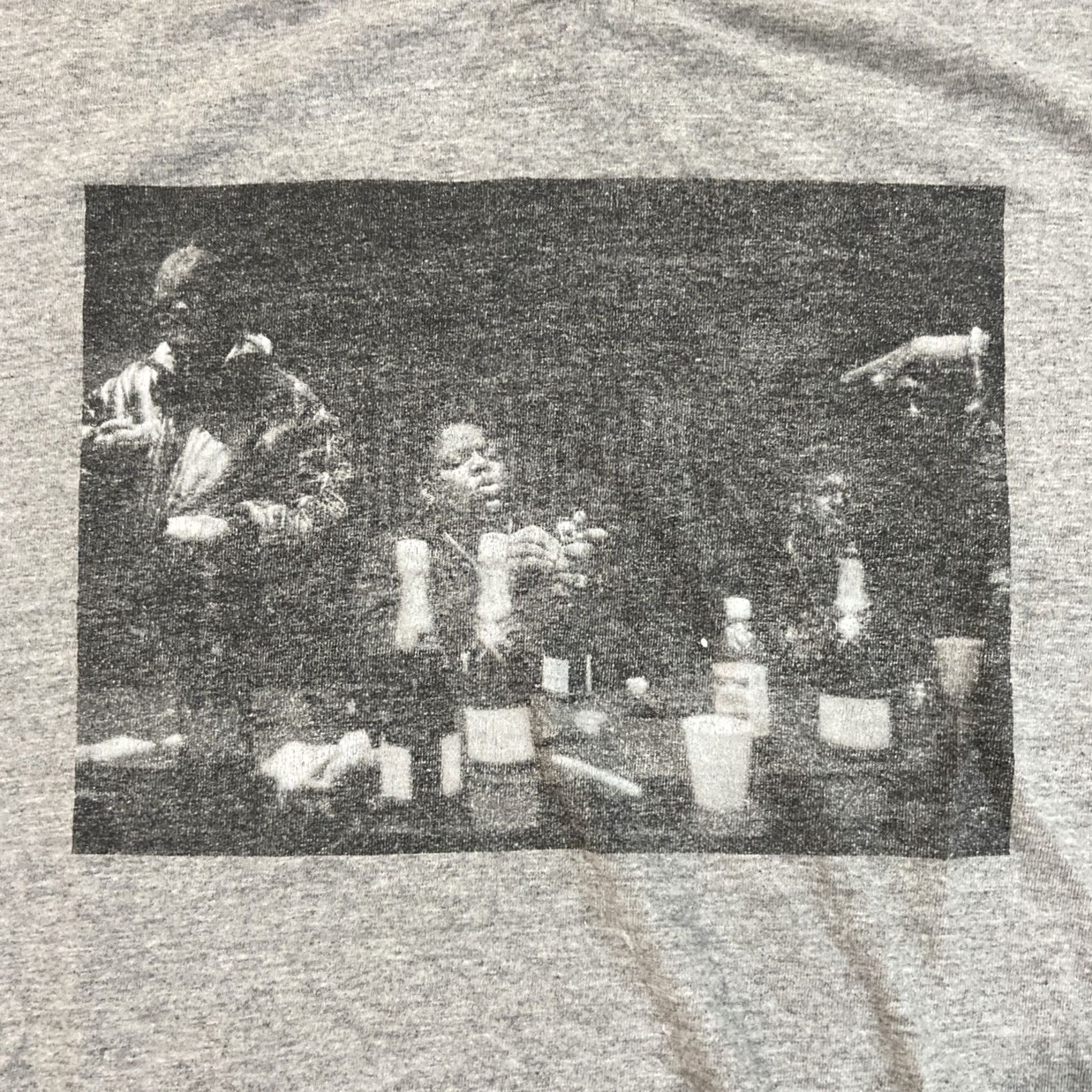 Upper Playground UPPER PLAYGROUND - Fifty 24SF - Biggie Smalls L Vintage Y2K T-Shirt Man Gray Cotton Crew Neck Short Sleeve Regular L Size US L / EU 52-54 / 3 - 2 Thumbnail