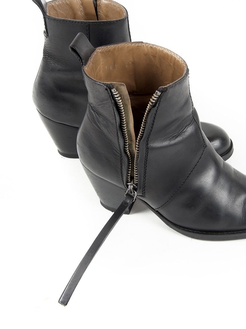 Acne Studios Acne Studios Black Zip Boots Eu37 Size US 7 / IT 37 - 3 Thumbnail