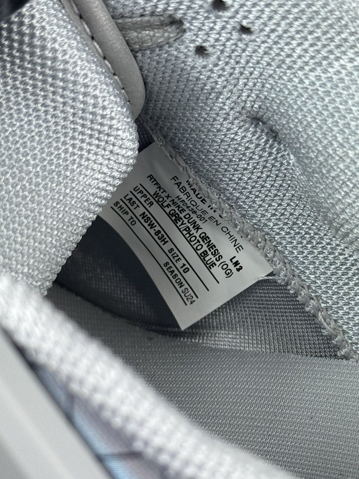 Nike RTFKT X NIKE DUNK GENESIS SNEAKERS Size US 10 / EU 43 - 12 Thumbnail