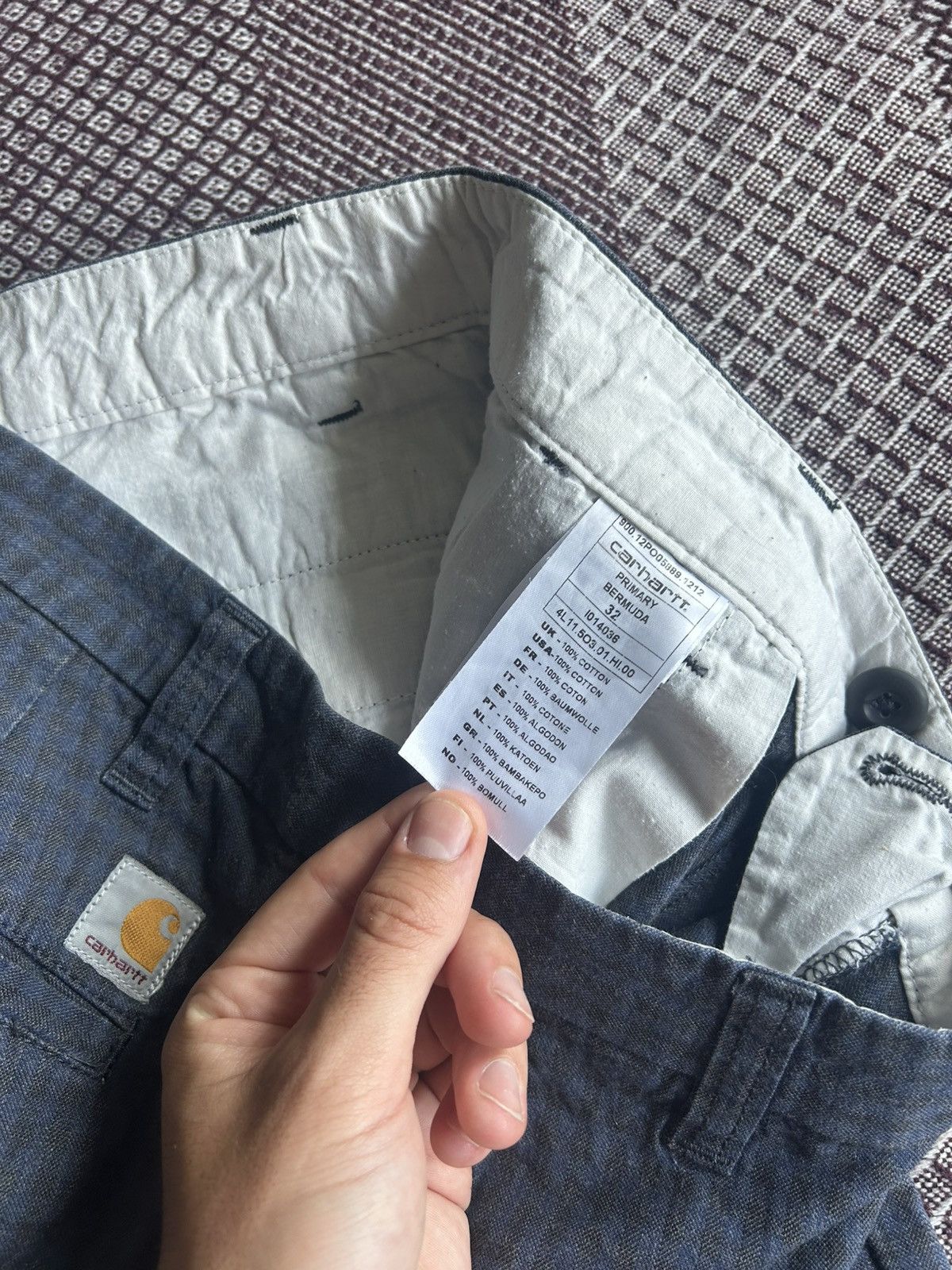 Carhartt Carhartt Primary Bermuda Shorts Baggy Rap Streetwear Size 32 Size US 32 / EU 48 - 8 Thumbnail
