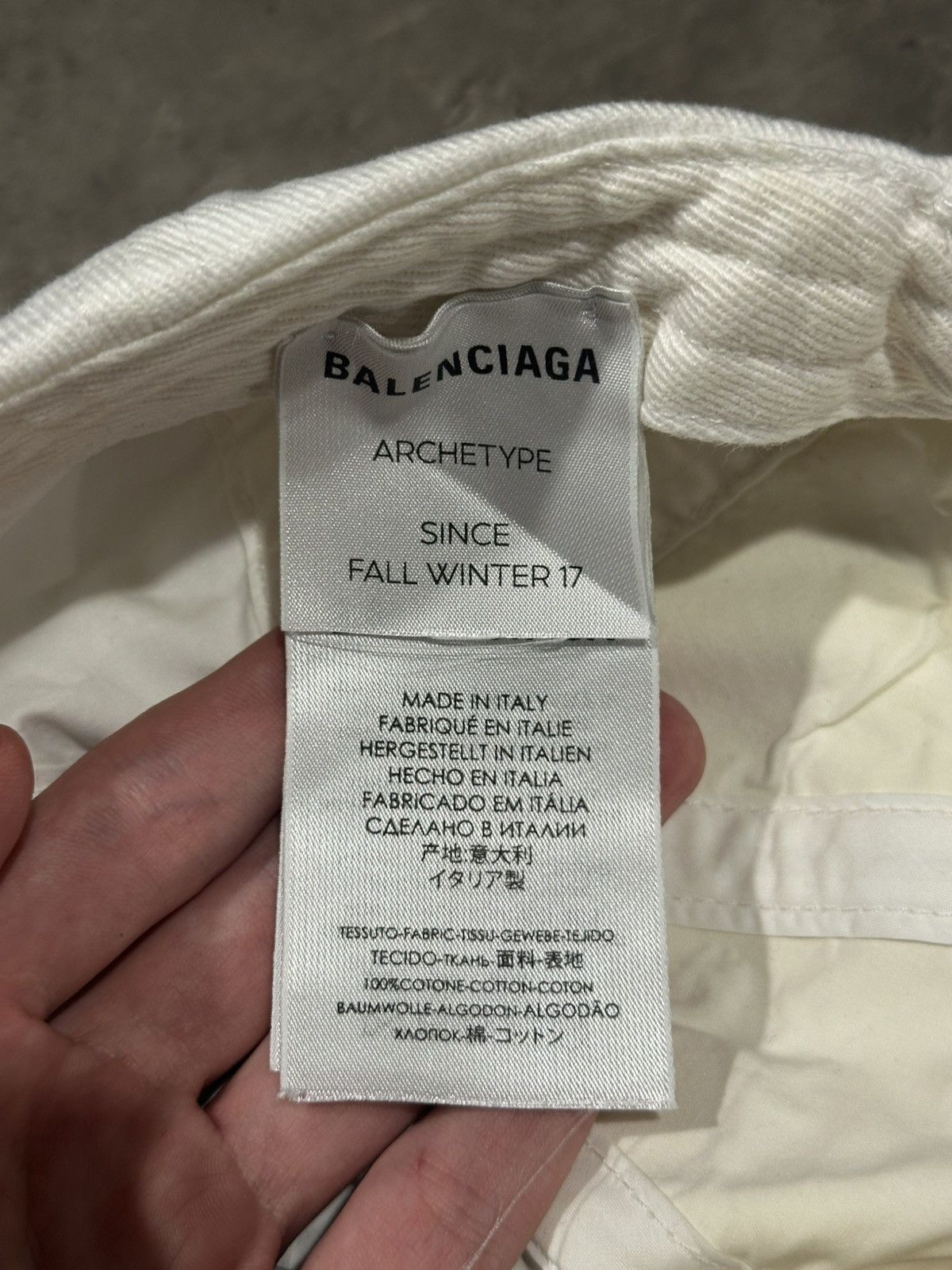 Balenciaga balenciaga logo cap Size ONE SIZE - 4 Thumbnail