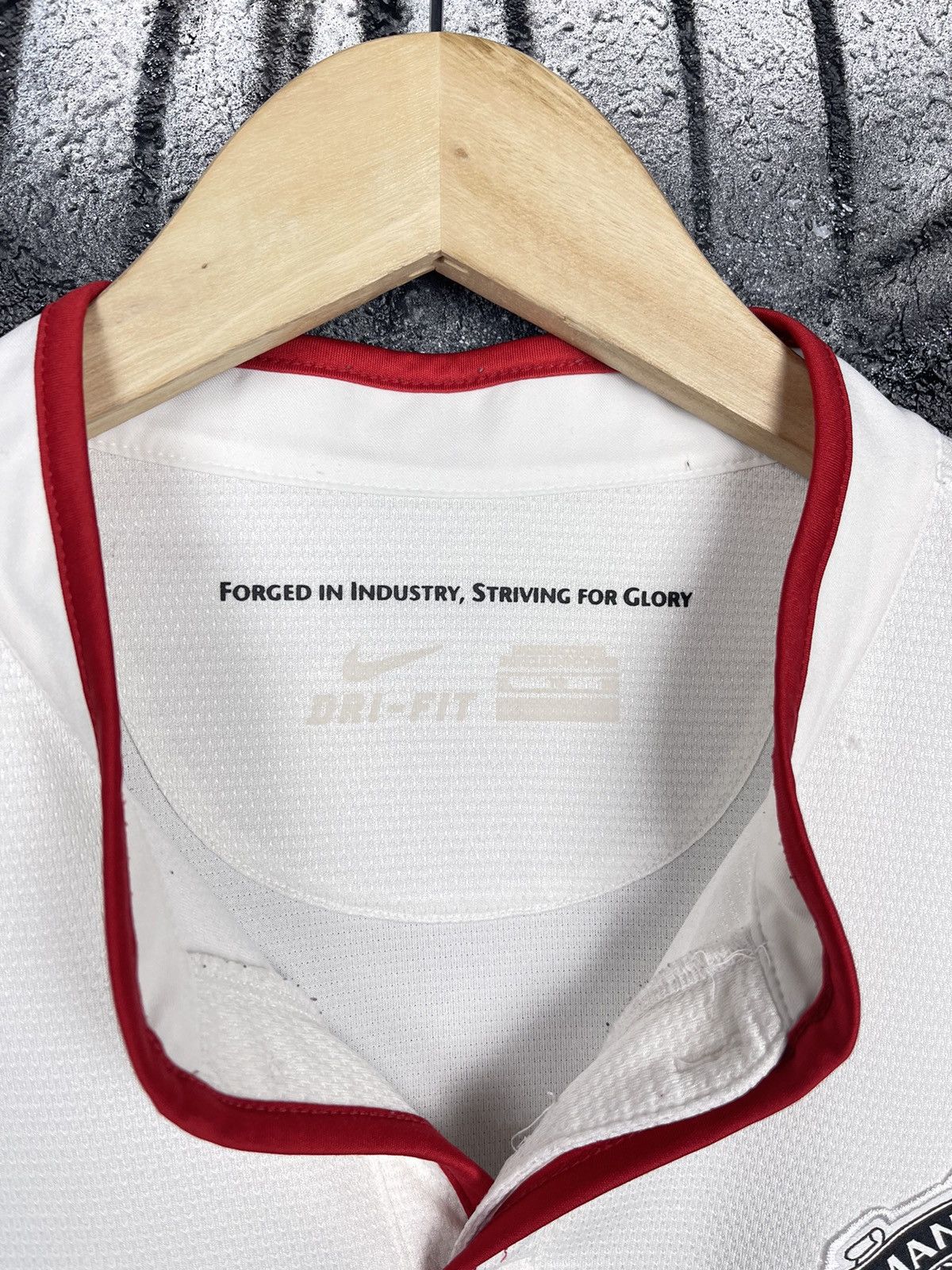 Nike Nike Manchester United White Home Soccer Jersey Size XL Size US XL / EU 56 / 4 - 4 Thumbnail