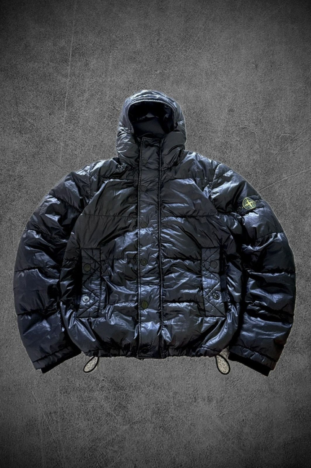 Stone Island 00s Stone Island Rare Puffer Vintage Jacket Drill Streetwear Size US L / EU 52-54 / 3 - 1 Thumbnail