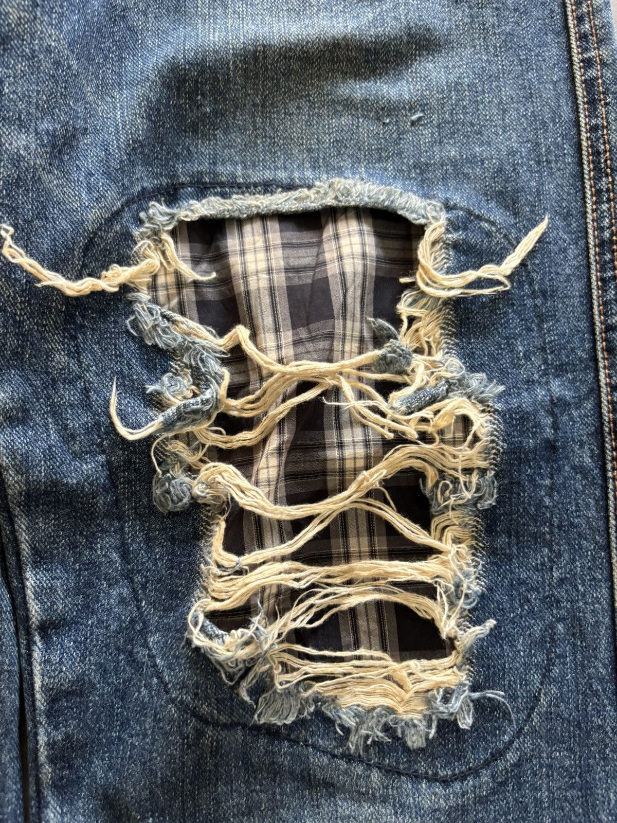 Hysteric Glamour ALGONQUINS japanese punk distressed patchwork ripped Size US 30 / EU 46 - 13 Thumbnail