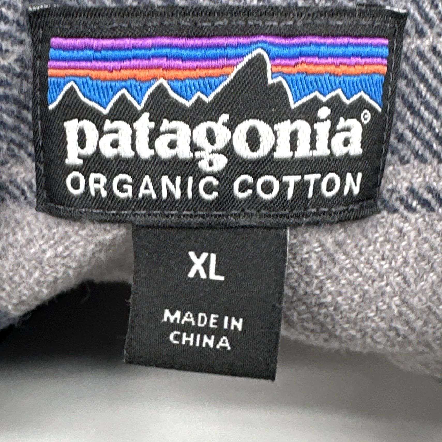 Patagonia Patagonia Shirt Mens XL Gray Plaid Organic Cotton Fjord Flannel Button Up Size US XL / EU 56 / 4 - 5 Thumbnail