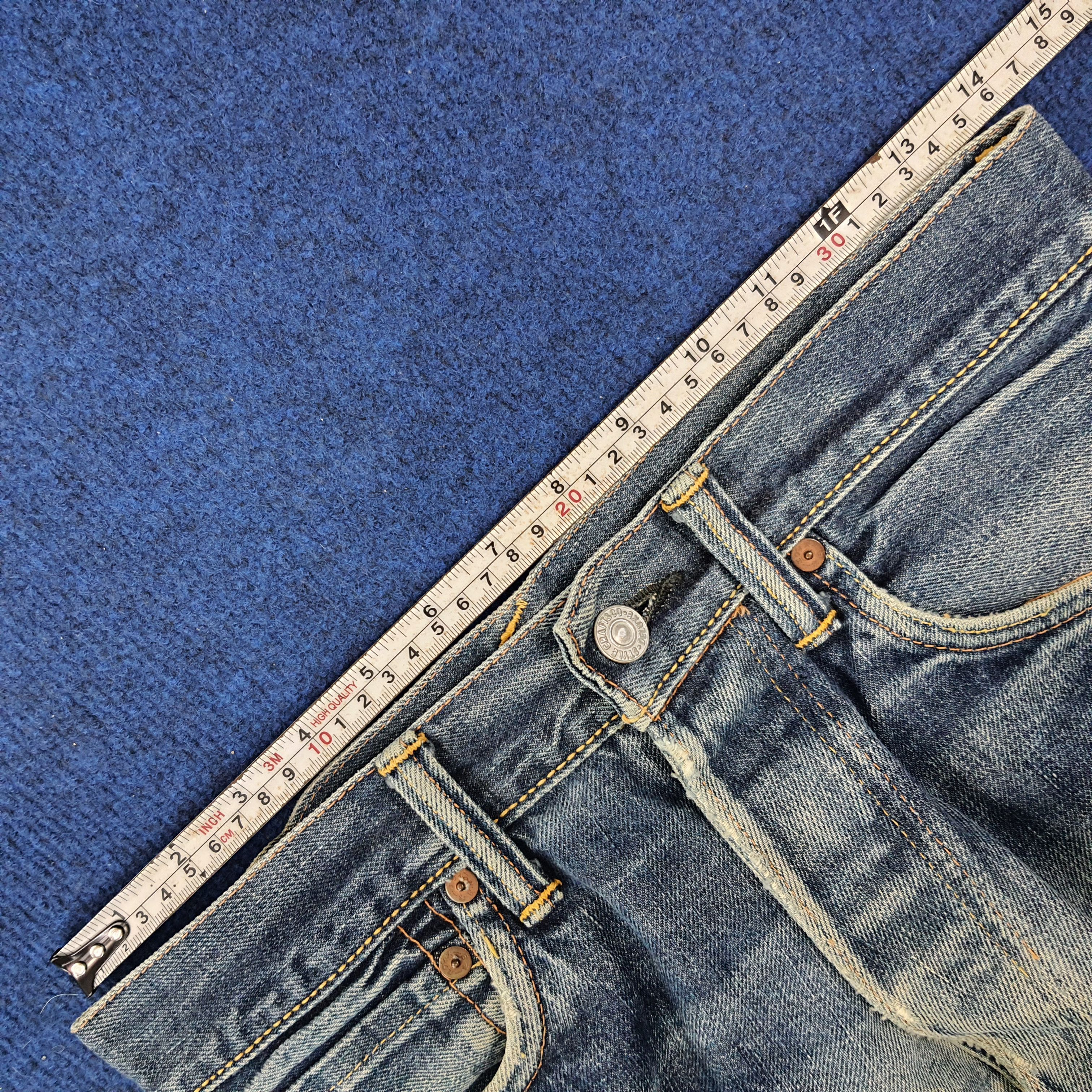 Evisu Vintage Evisu Salvadge Japan Brand Custom Daicock Jeans Size US 27 - 10 Thumbnail