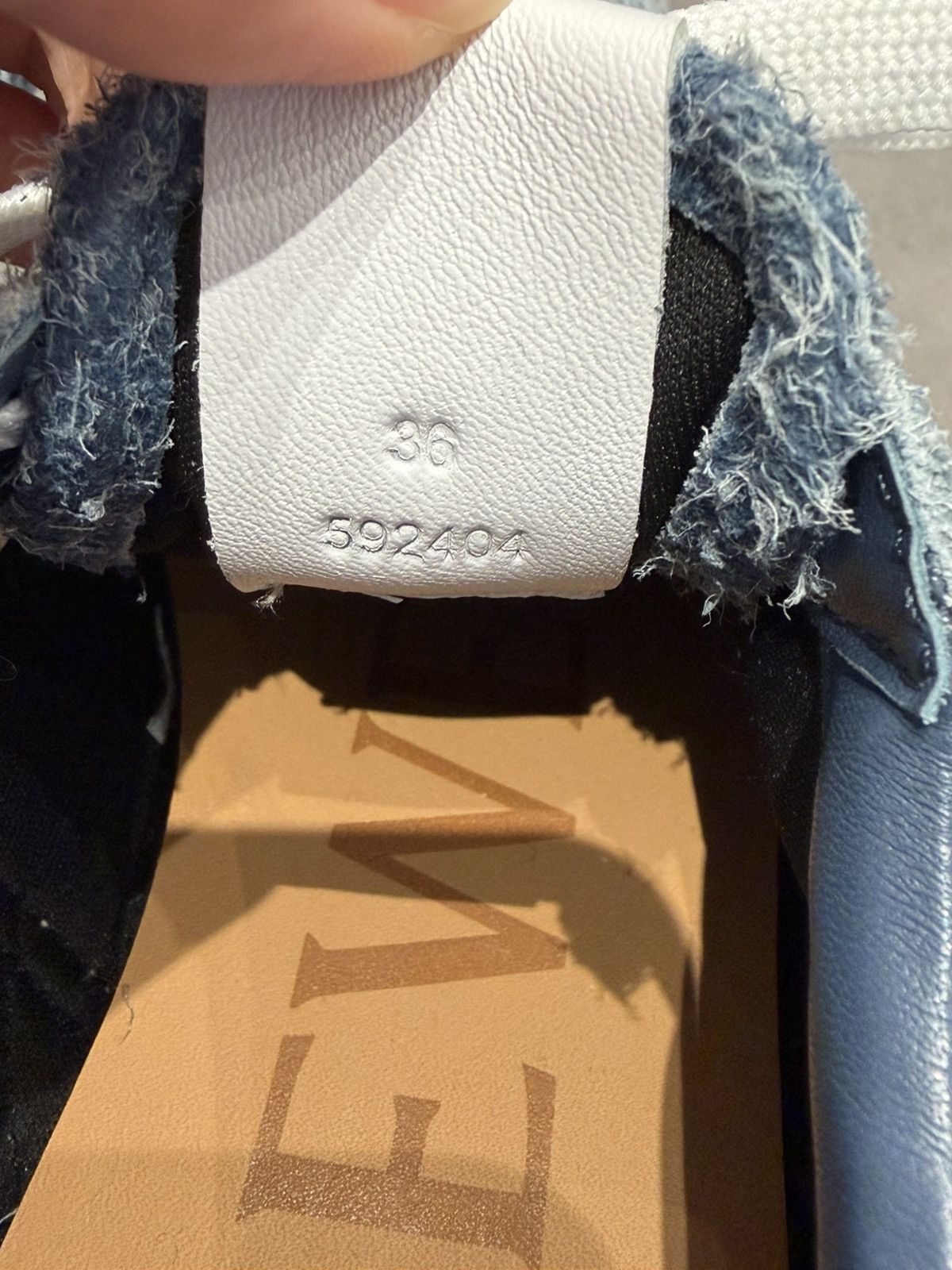 Loewe NIB Denim Flow Runner Sneakers - Blue, 36 Size US 6 / IT 36 - 5 Thumbnail