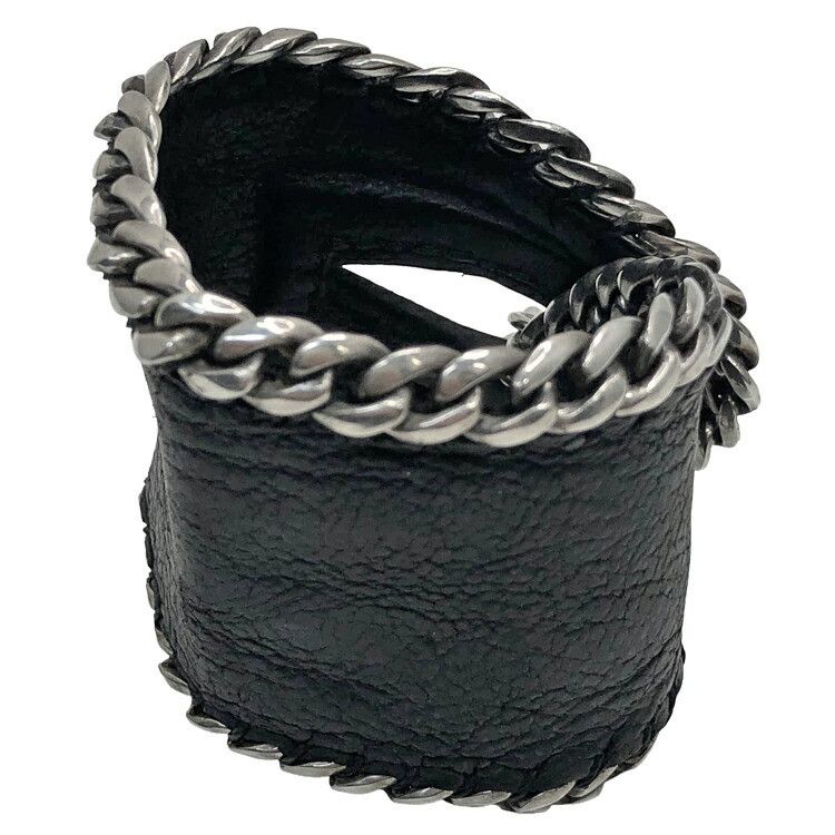 Chrome Hearts Chrome Hearts Plus Charm Leather Bracelet Size ONE SIZE - 3 Thumbnail