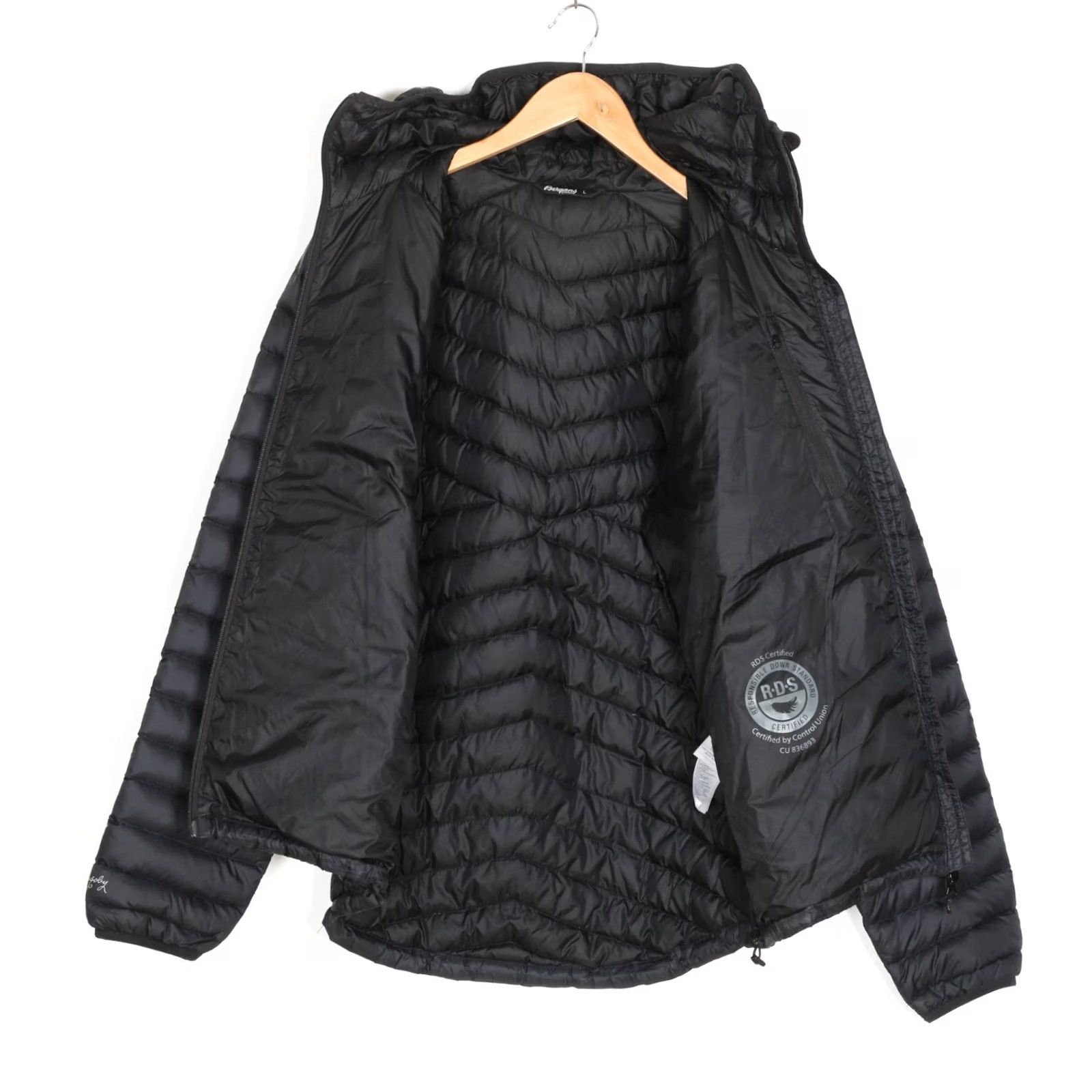Vintage BERGANS OF NORWAY SLINGSBYTIND DOWN Hooded Jacket Men L PERTEX QUANTUM Black Size US L / EU 52-54 / 3 - 5 Thumbnail