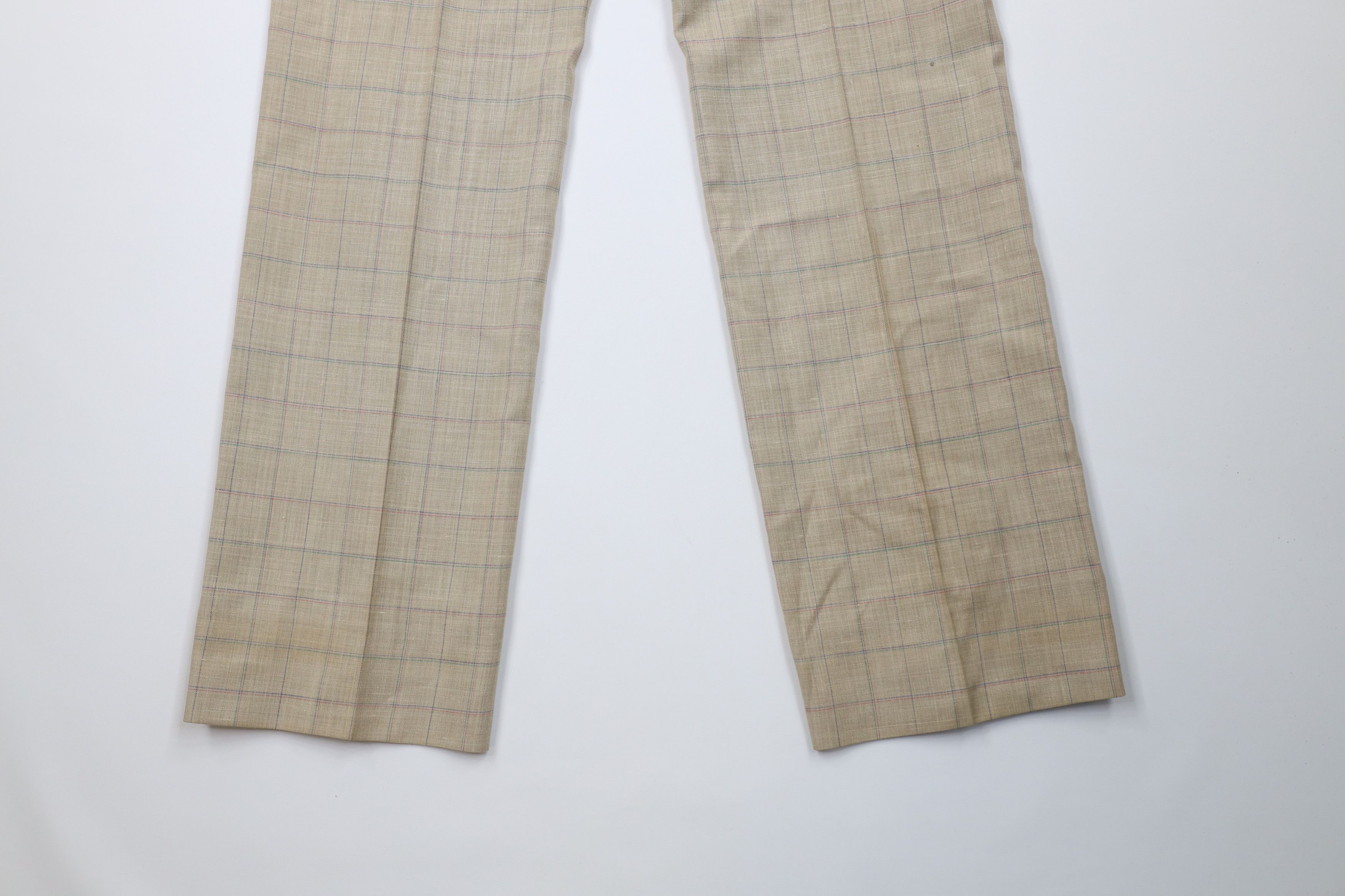 Vintage Vintage 70s Streetwear Linen Blend Wide Leg Chino Pants USA Size US 38 / EU 54 - 15 Thumbnail
