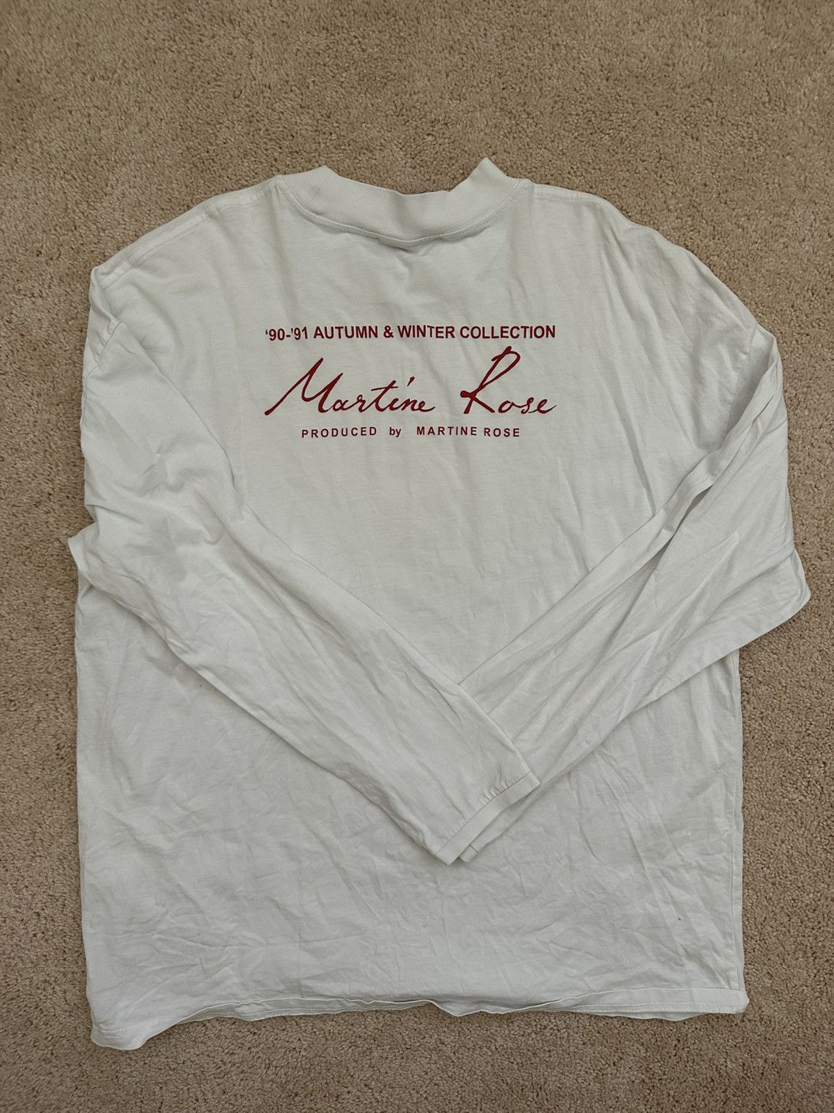 Martine Rose Long sleeve tee Size US L / EU 52-54 / 3 - 4 Thumbnail