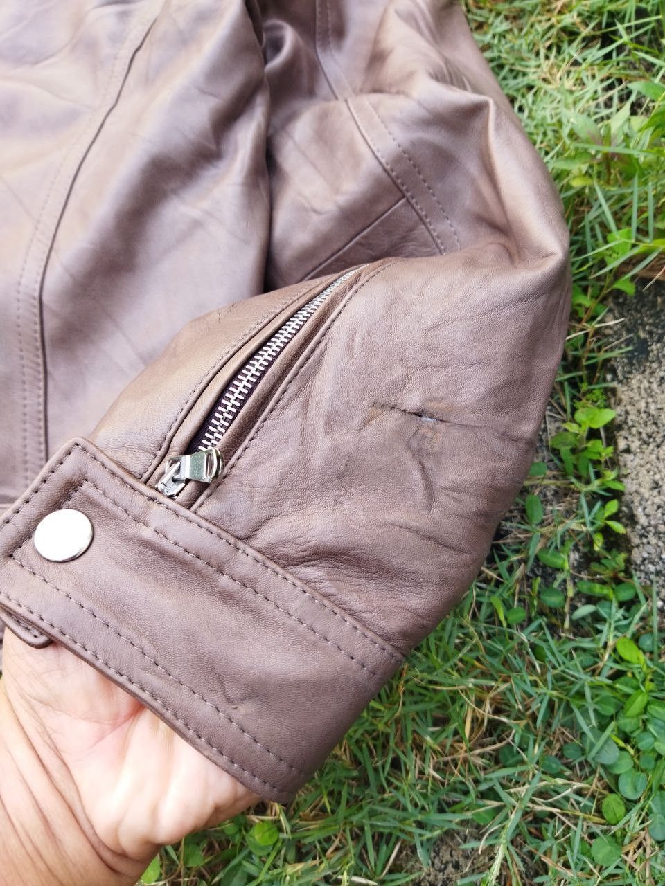 Genuine Leather Emmeti di Franco Lamb Skin Jacket Size US L / EU 52-54 / 3 - 13 Thumbnail