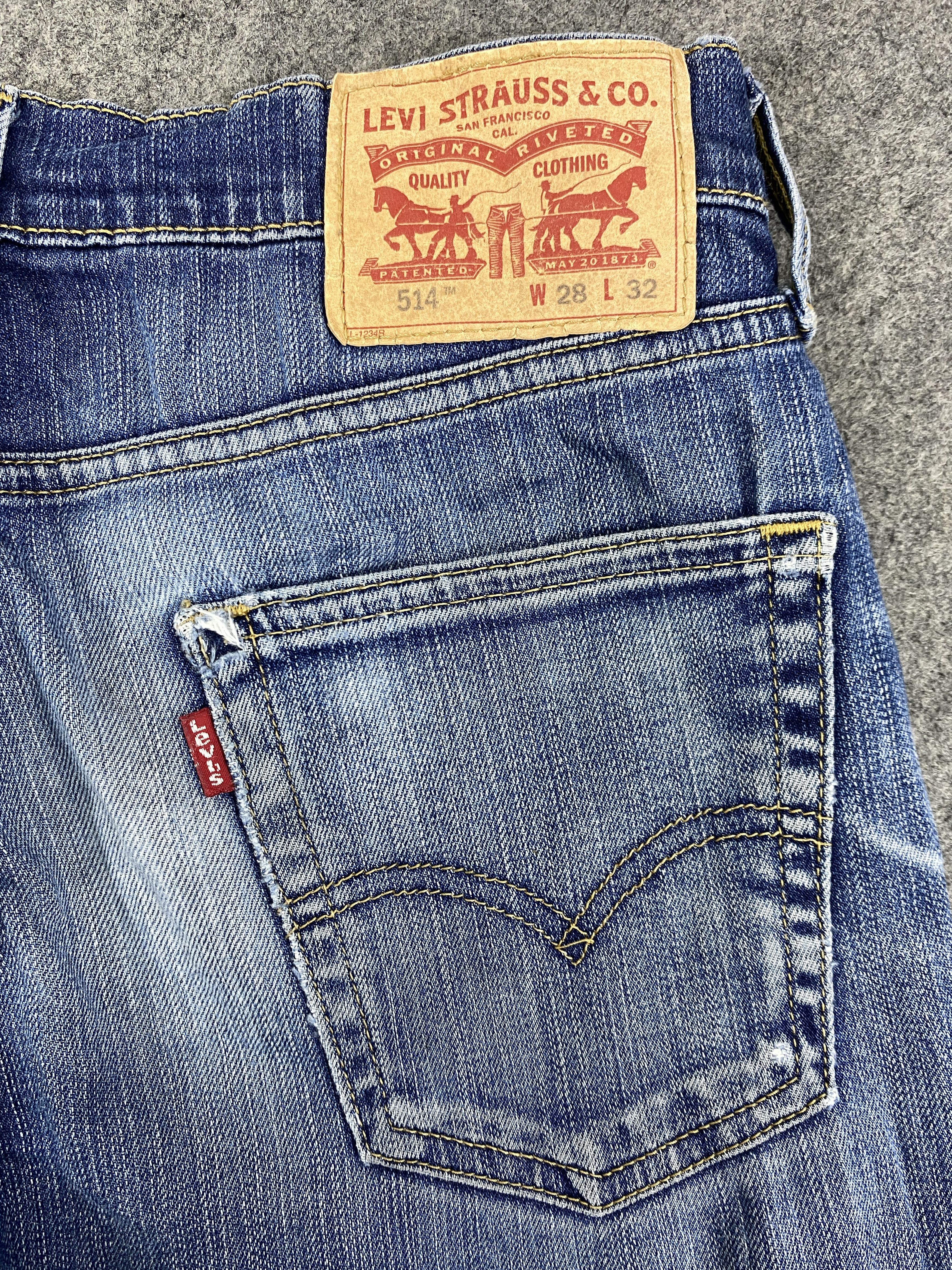 Levi's Faded Blue Vintage Levi's 514 Jeans 29x26.5 Denim- JN3338 Size US 29 - 13 Thumbnail