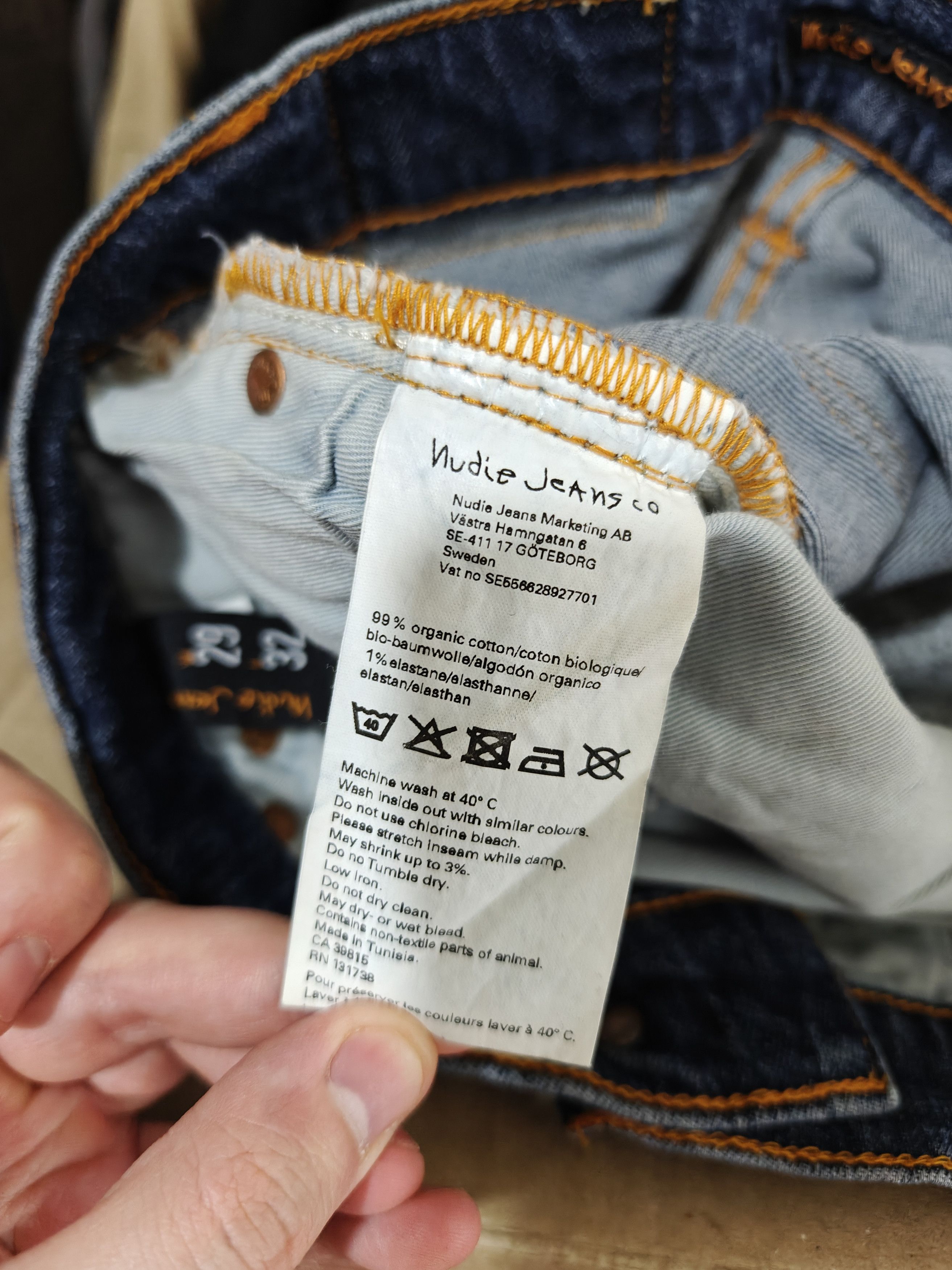 Nudie Jeans Nudie Jeans Denim Pants Thin Finn Blue size 29x32 Size US 29 - 10 Thumbnail