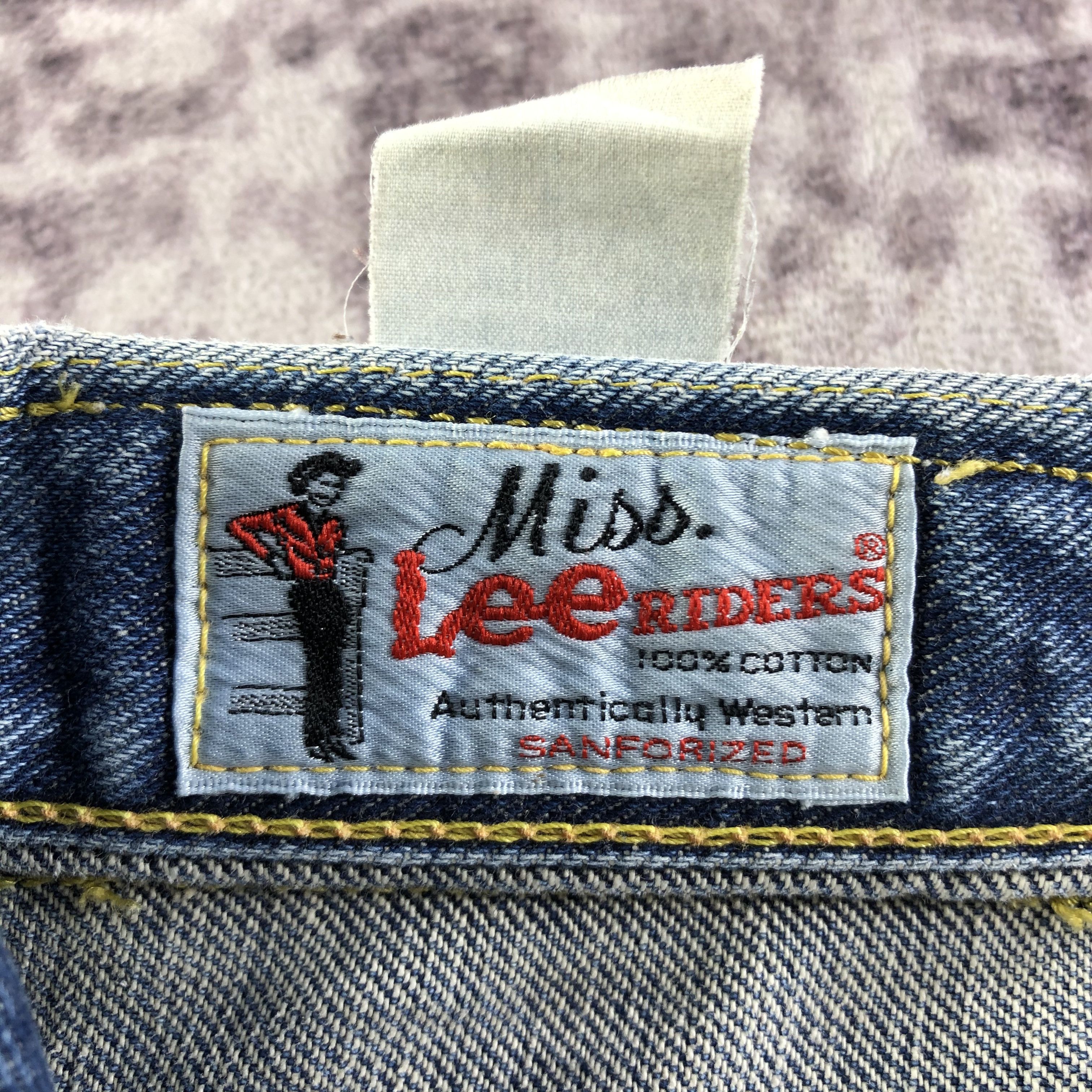 Edwin × Vintage Vintage 90s High Waist Miss Lee Selvedge Jeans-JM3605 Size 27" / US 4 / IT 40 - 10 Thumbnail