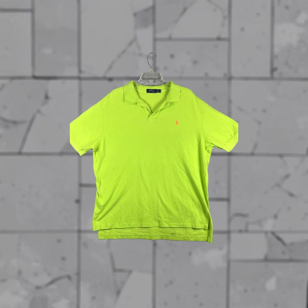 Polo Ralph Lauren Polo Ralph Lauren Polo Shirt Mens XXL Neon Green Pique Golf Casual Short Sleeve Polo Ralph Lauren Blaire Green Mens 2XL Size US XXL / EU 58 / 5 - 1 Thumbnail