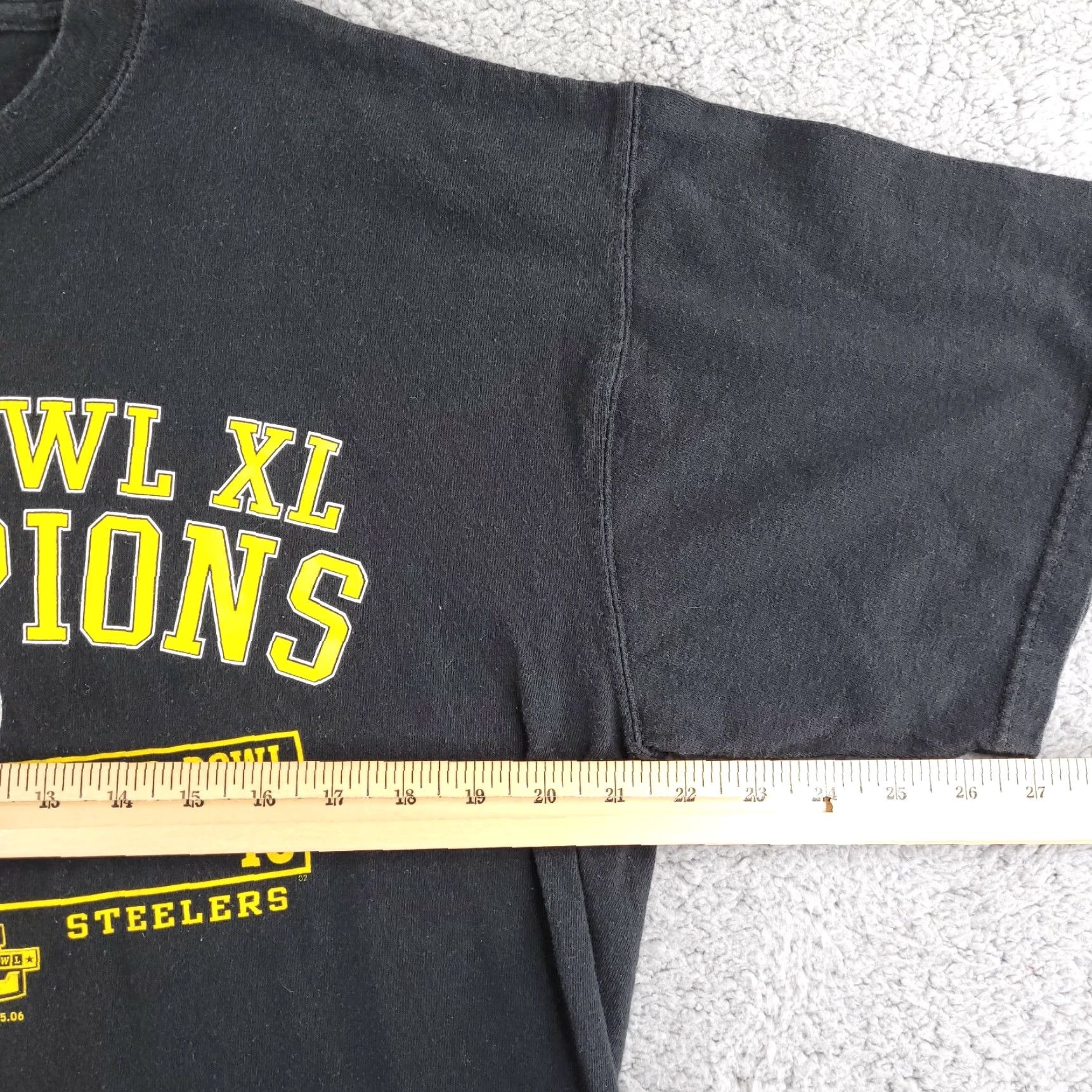 NFL VINTAGE Pittsburgh Steelers Superbowl XL Shirt Men's XL Black NFL Tee Size US XL / EU 56 / 4 - 6 Thumbnail