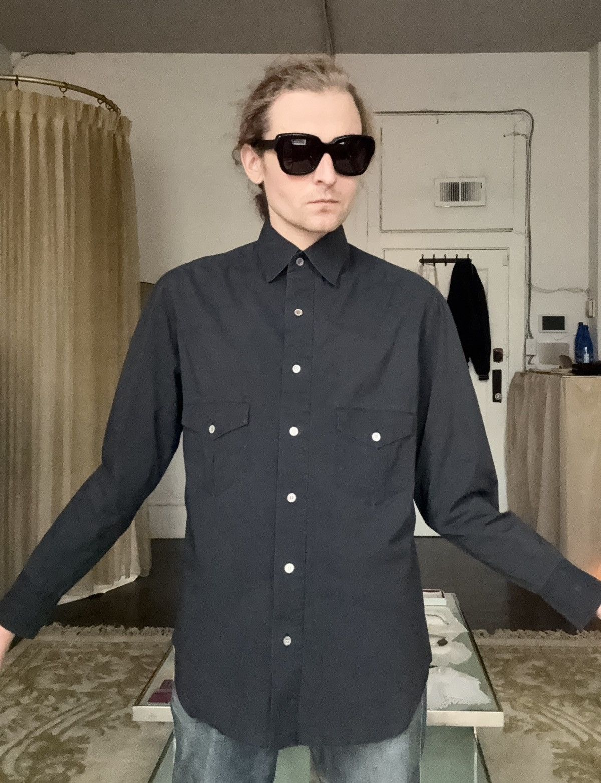 Other Alexander Van Slobbe Archive Garment Dyed Western Shirt Size US M / EU 48-50 / 2 - 5 Thumbnail