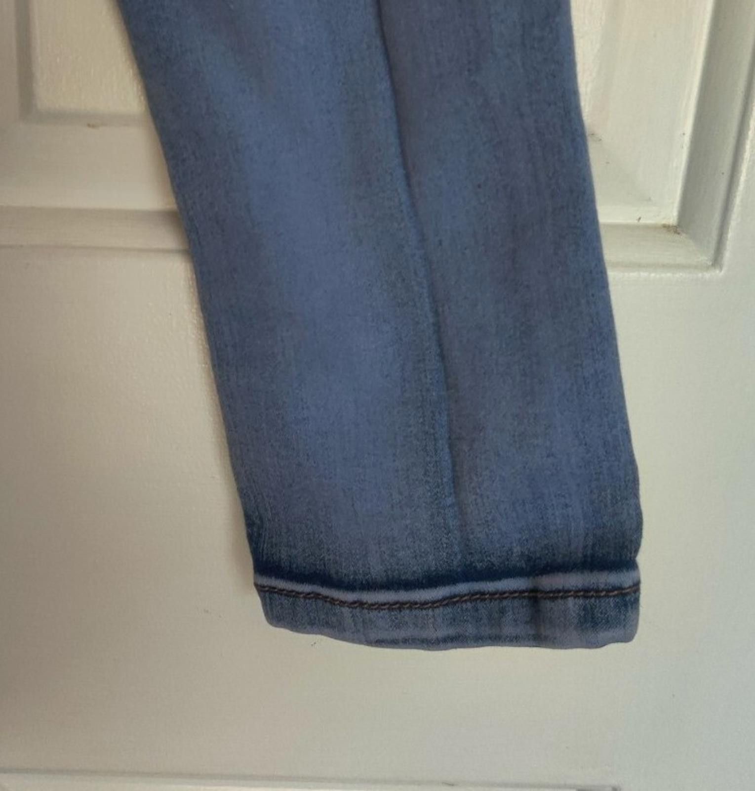 Rock Revival Silver Diva SD Jeans 0 Distressed Jean Pants Ripped Bedazzl Size 25" / US 0 / IT 36 - 12 Thumbnail