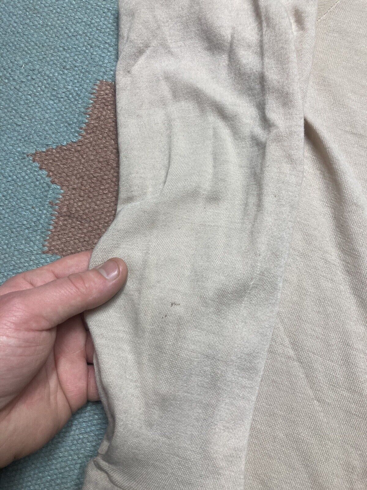 Vintage VTG 50s 60s polo shirt donegal soft worn thin adult medium Size US M / EU 48-50 / 2 - 3 Thumbnail