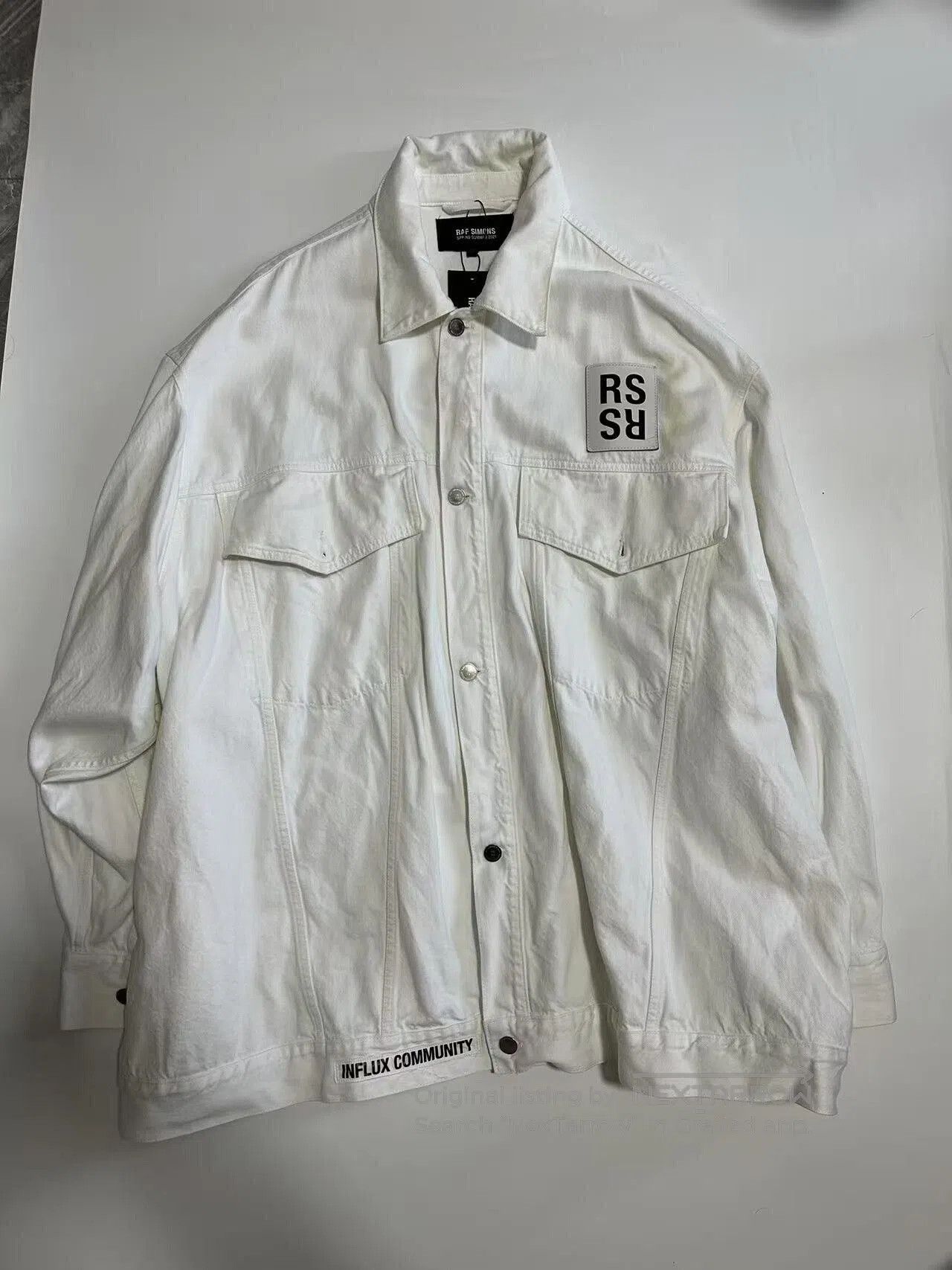 Raf Simons raf simons oversized white jacket. Size US S / EU 44-46 / 1 - 1 Thumbnail