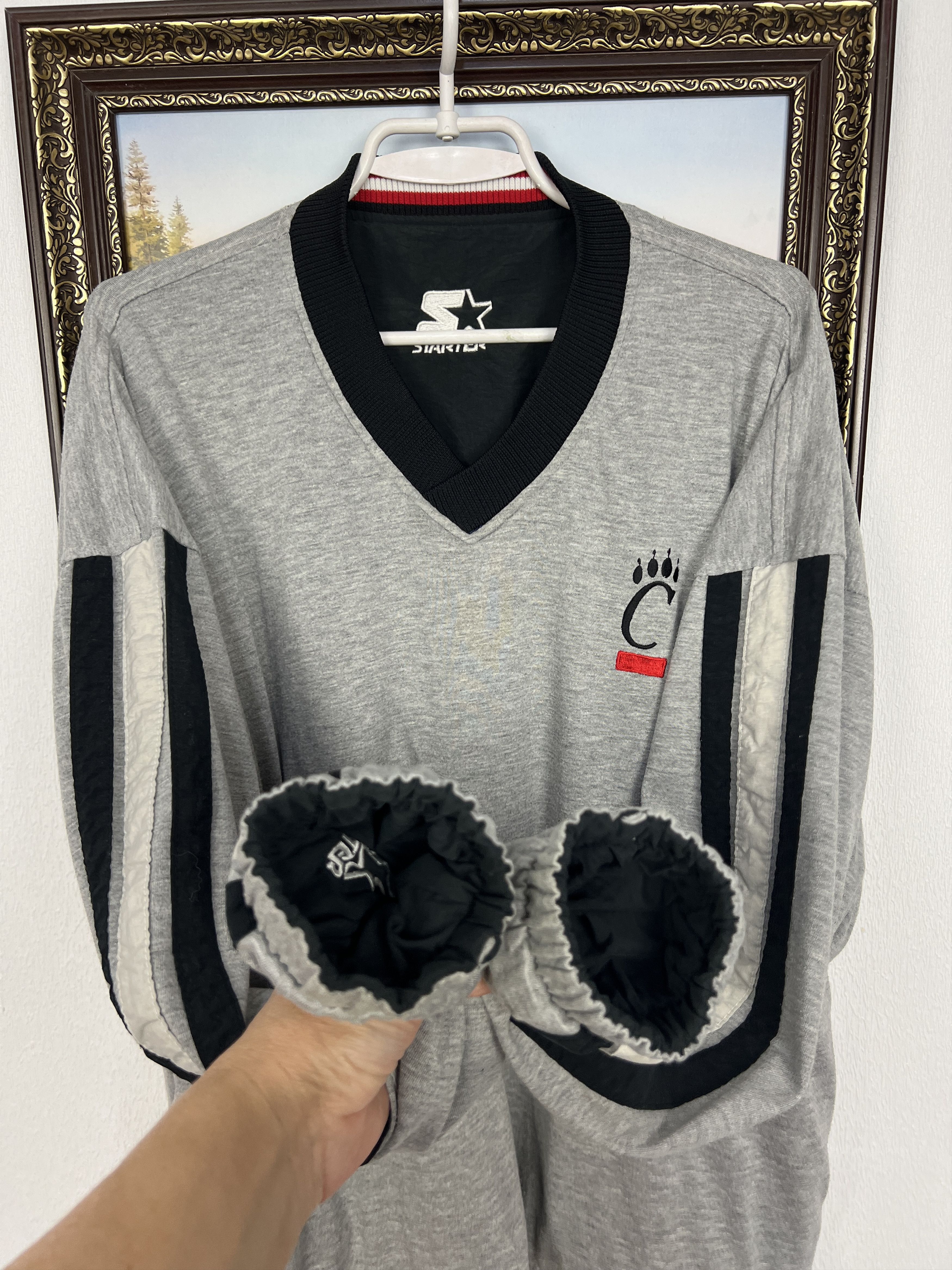 Starter Vintage 90's Cincinnati Bearcats Starter Jacket NCAA Double Size US L / EU 52-54 / 3 - 16 Thumbnail