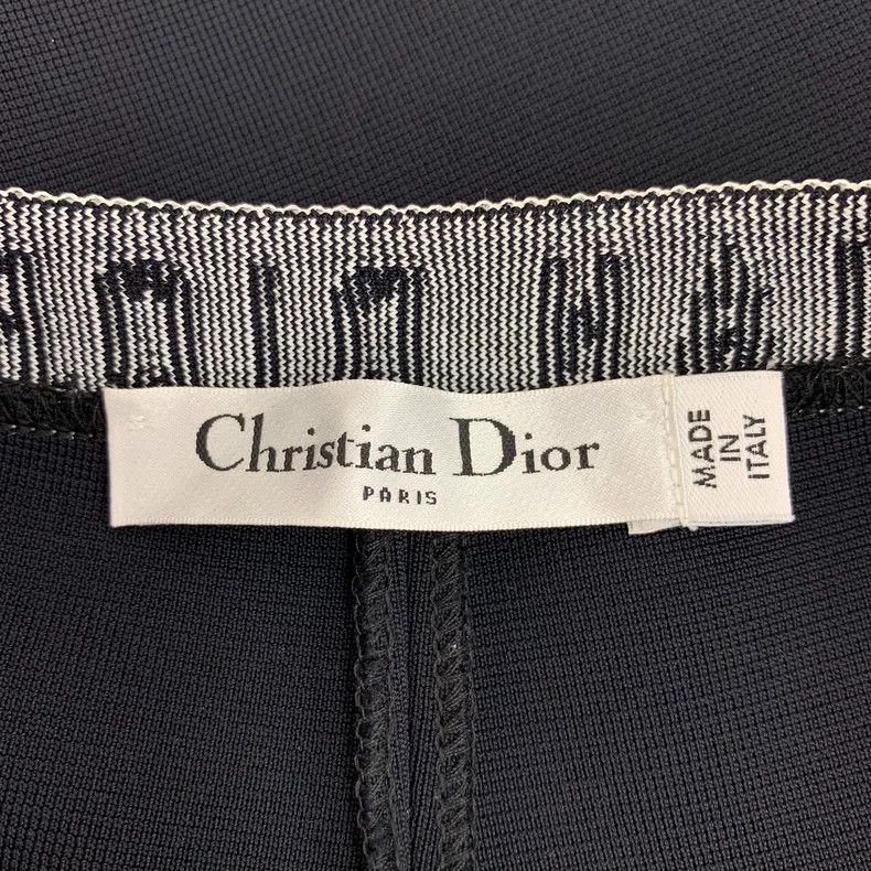 Dior Dior SizeS Black logo letter elastic casual trousers Size 42" / US 20 - 6 Thumbnail