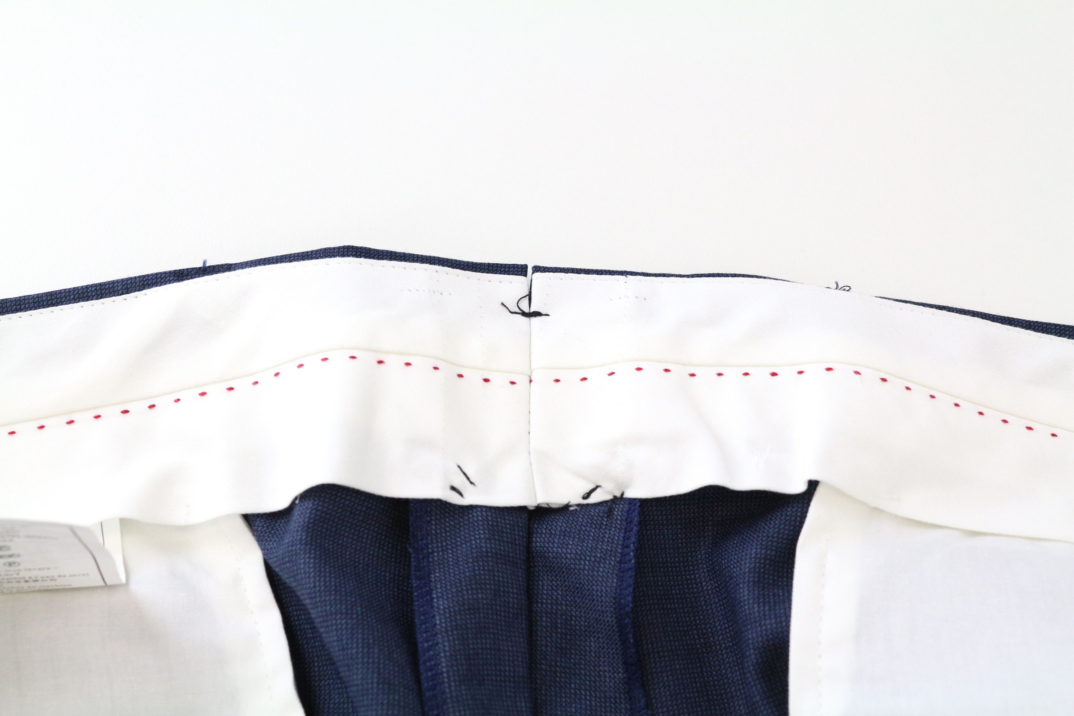 Suitsupply SIENNA UK42S Blue Wool Pleated Front Trousers 60991 Size 42S - 7 Thumbnail