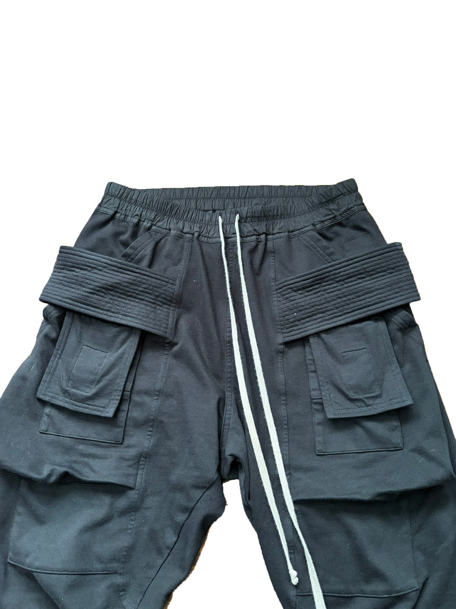 Rick Owens Drkshdw Rick Owens Creatch Cargo Drawstring Pants Size US 30 / EU 46 - 2 Thumbnail