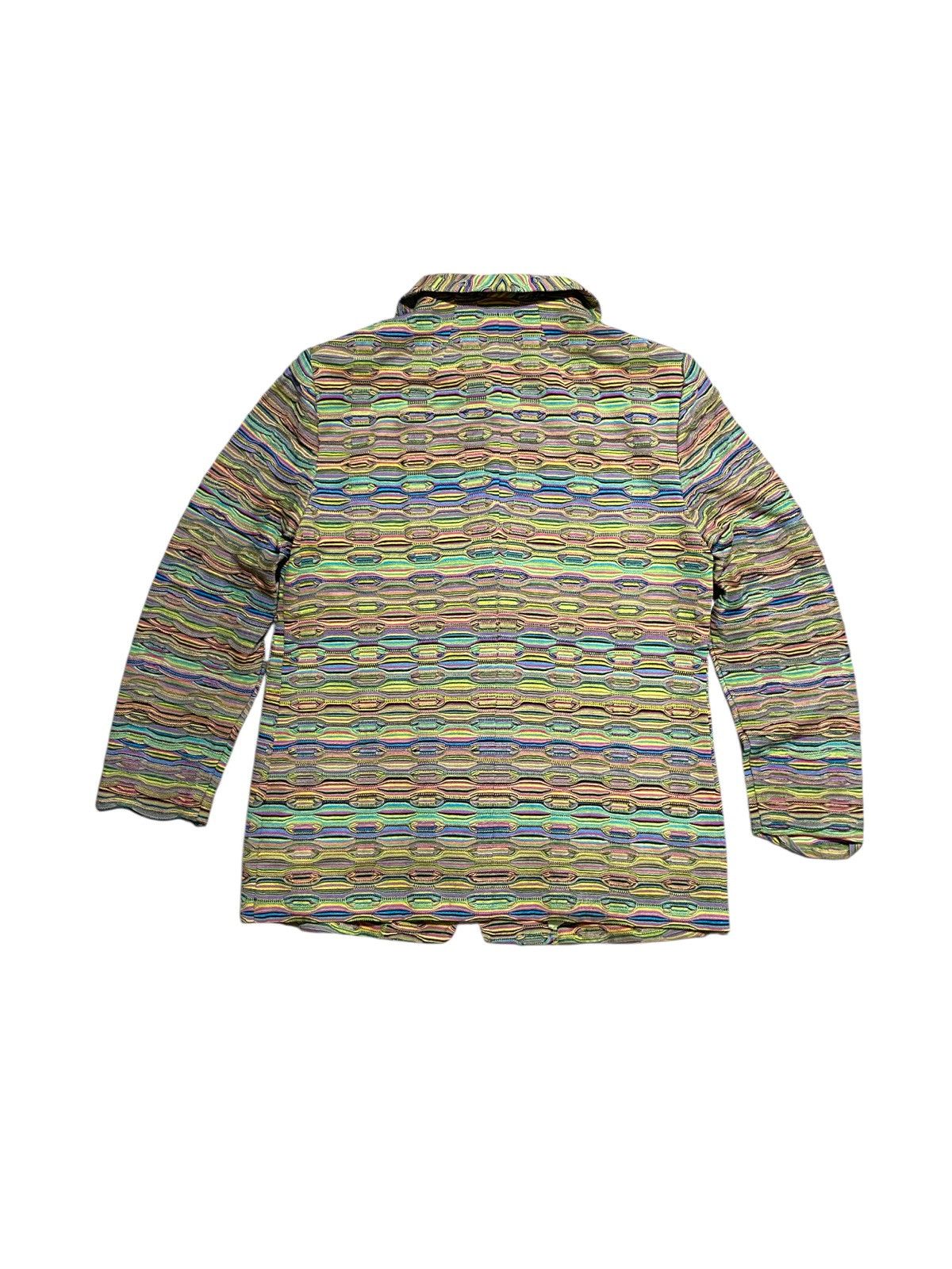Pleats Please Issey Miyake Rare Madame Polla Multicolor Designer Print Jacket - M Size M / US 6-8 / IT 42-44 - 3 Thumbnail