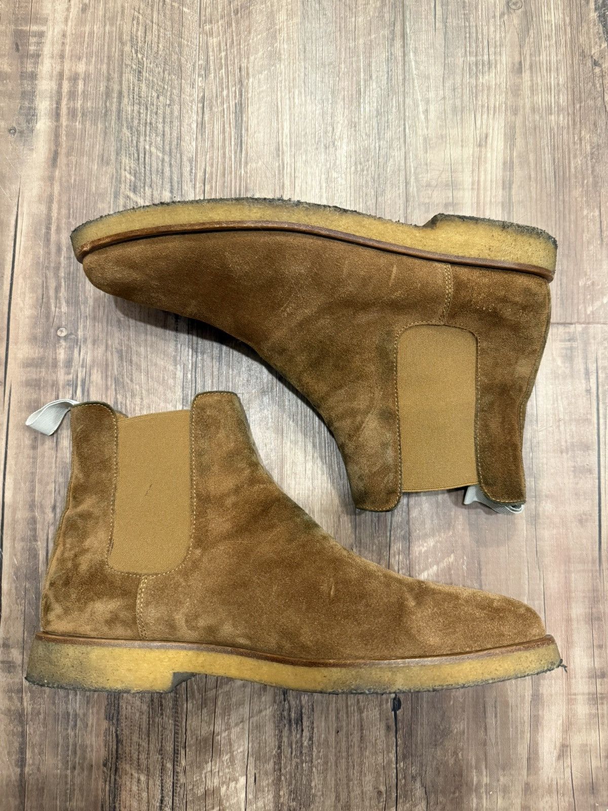 Common Projects Common project suede chelsea boots Size US 9 / EU 42 - 1 Thumbnail