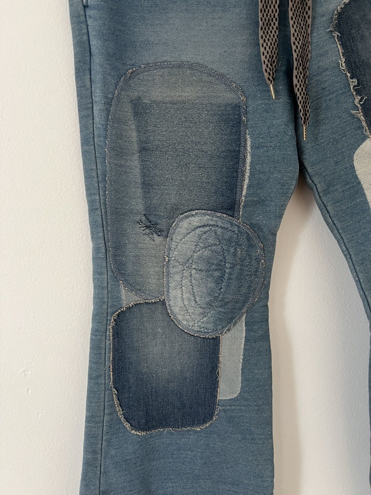 Kapital Kapital Patchwork Repair Denim Sweatpants Size US 28 / EU 44 - 2 Thumbnail