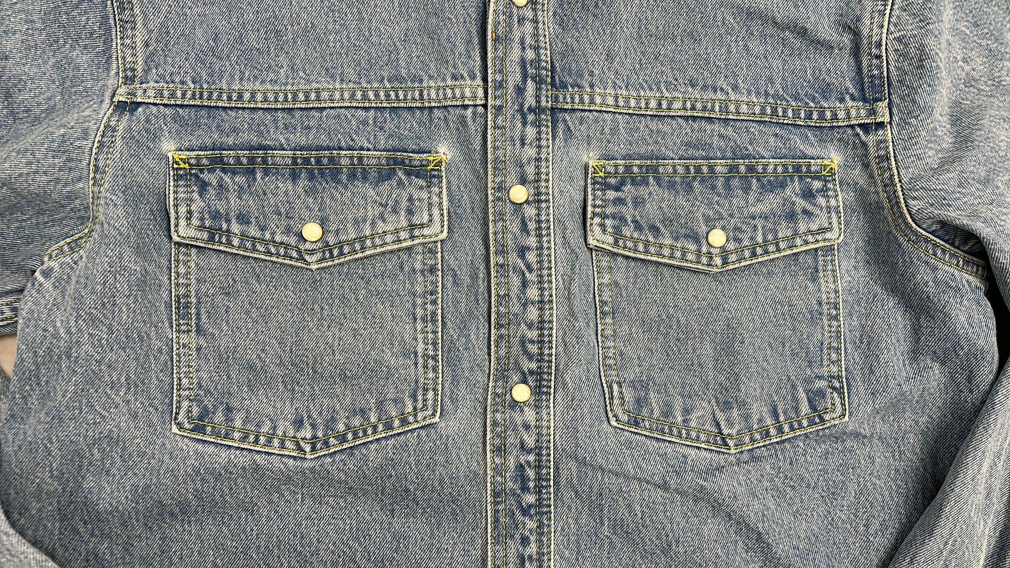 Stussy Stüssy FW22 Western Denim Shirt Blue Medium Size US M / EU 48-50 / 2 - 4 Thumbnail