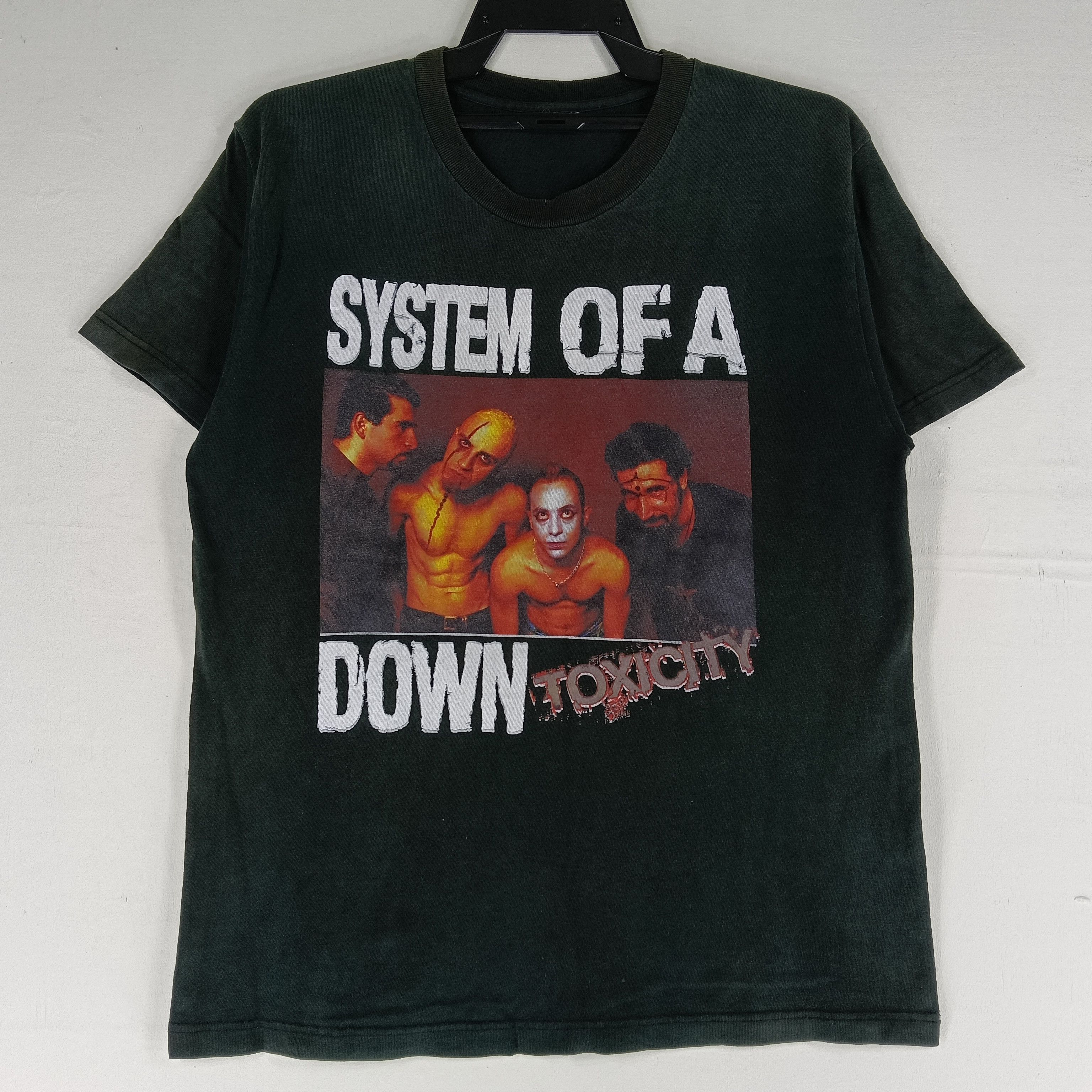 Vintage Vintage System Of A Down Band T Shirt Size US M / EU 48-50 / 2 - 6 Thumbnail