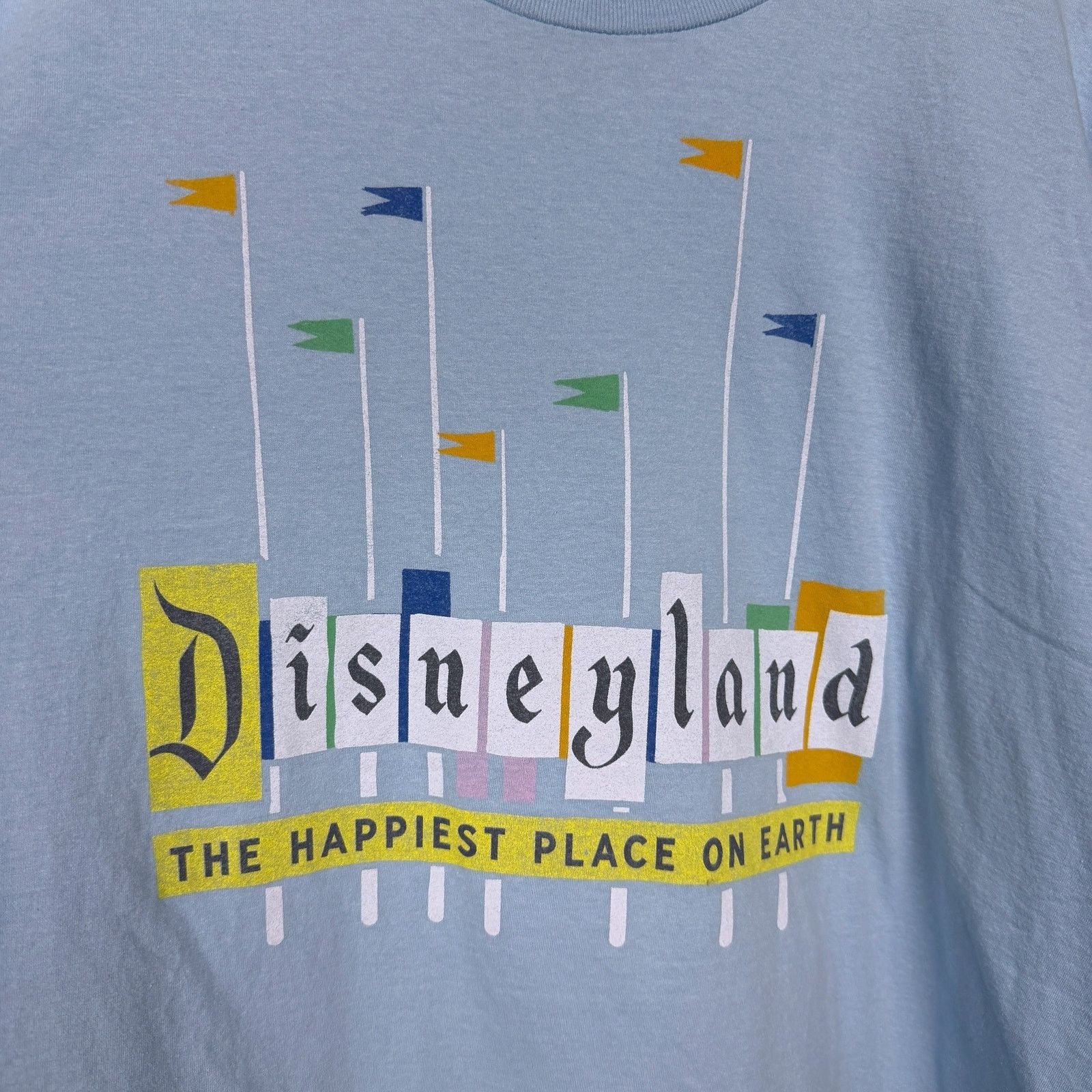 Disney Disneyland Resort 3X Blue T Shirt Happiest Place Marquee Size US XXL / EU 58 / 5 - 3 Thumbnail