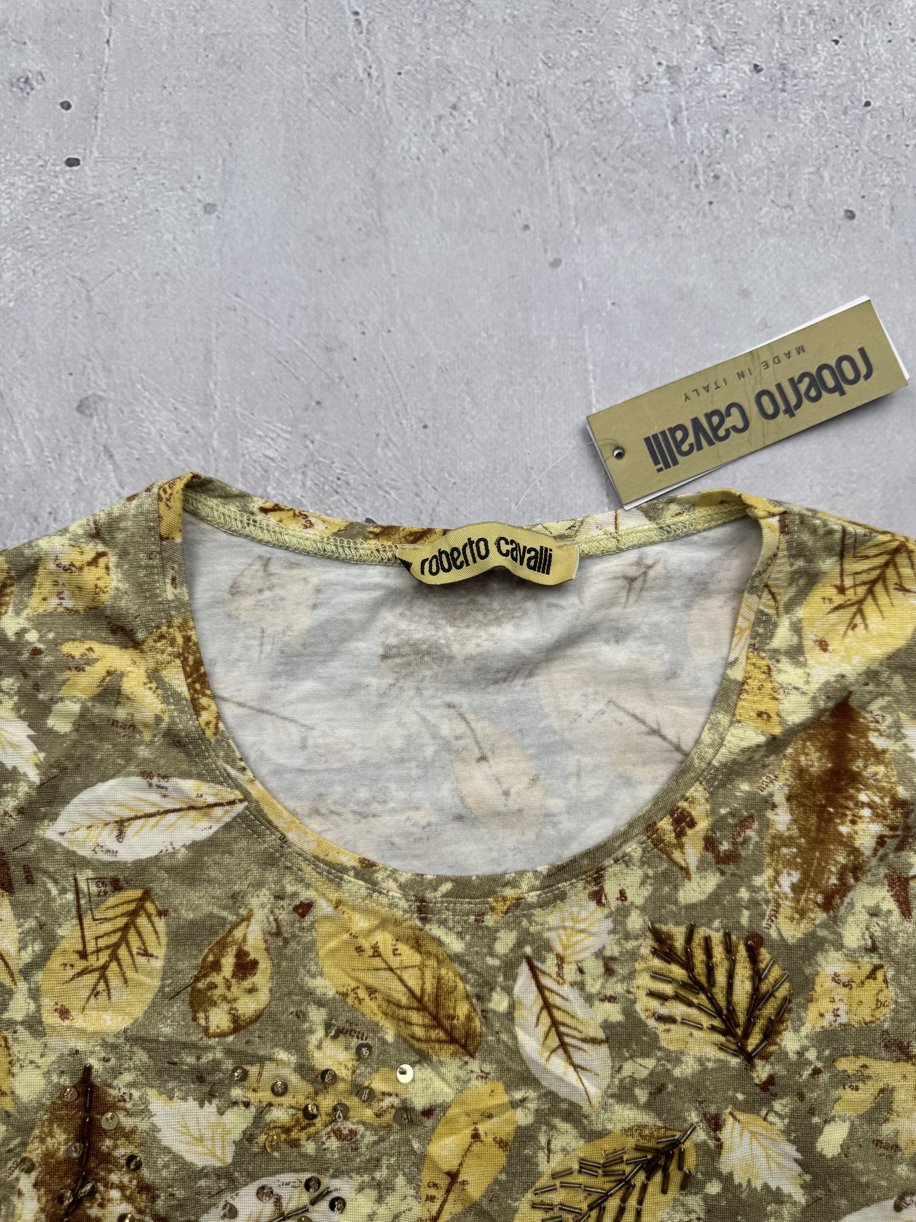 Roberto Cavalli × Vintage Roberto Cavalli Vintage Printed Tank Top Size L / US 10 / IT 46 - 4 Thumbnail
