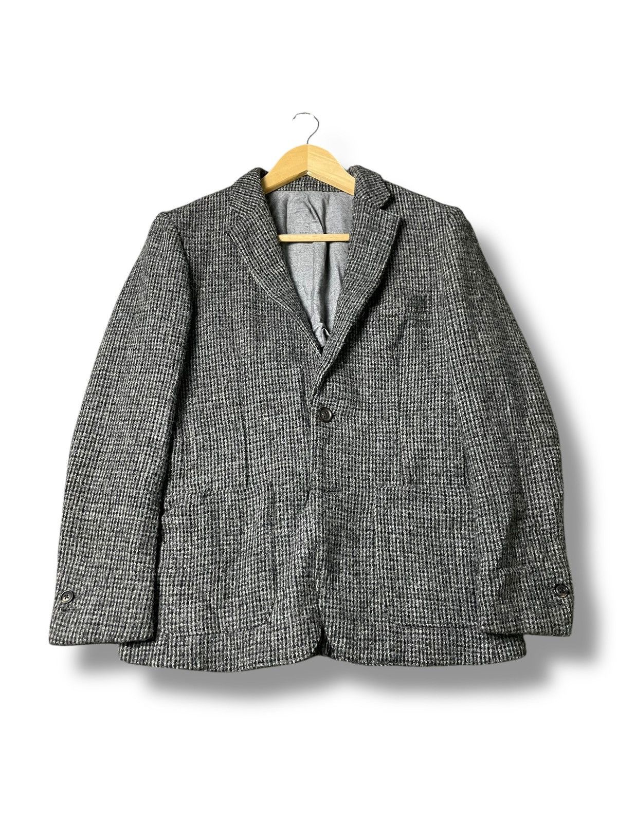 Designer × Harris Tweed × Vintage Vintage Harris Tweed Wool Blazer (55) Size US XXS / EU 40 - 4 Thumbnail