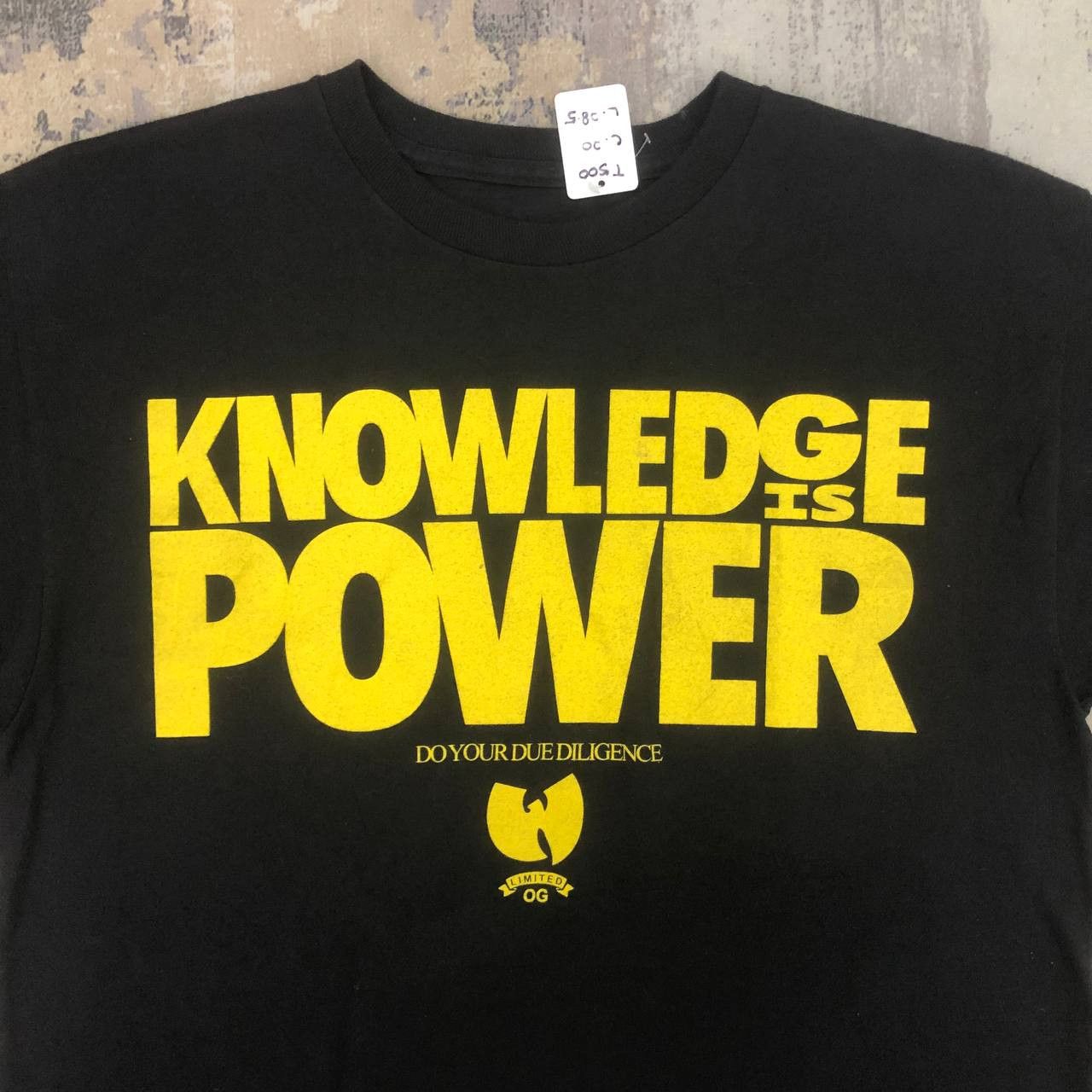 Wu-Tang Clan T500 KNOWLEDGE IS POWER X WUTANG TEE Size US M / EU 48-50 / 2 - 3 Thumbnail