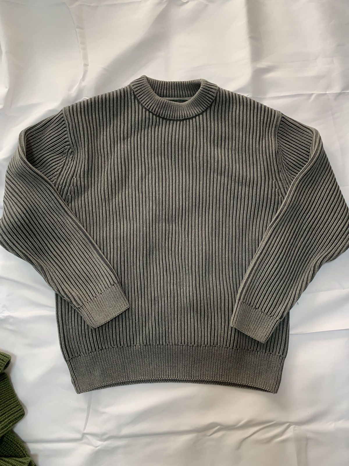 Kith KITH 101 garment dyed knit crewneck Size US L / EU 52-54 / 3 - 1 Thumbnail