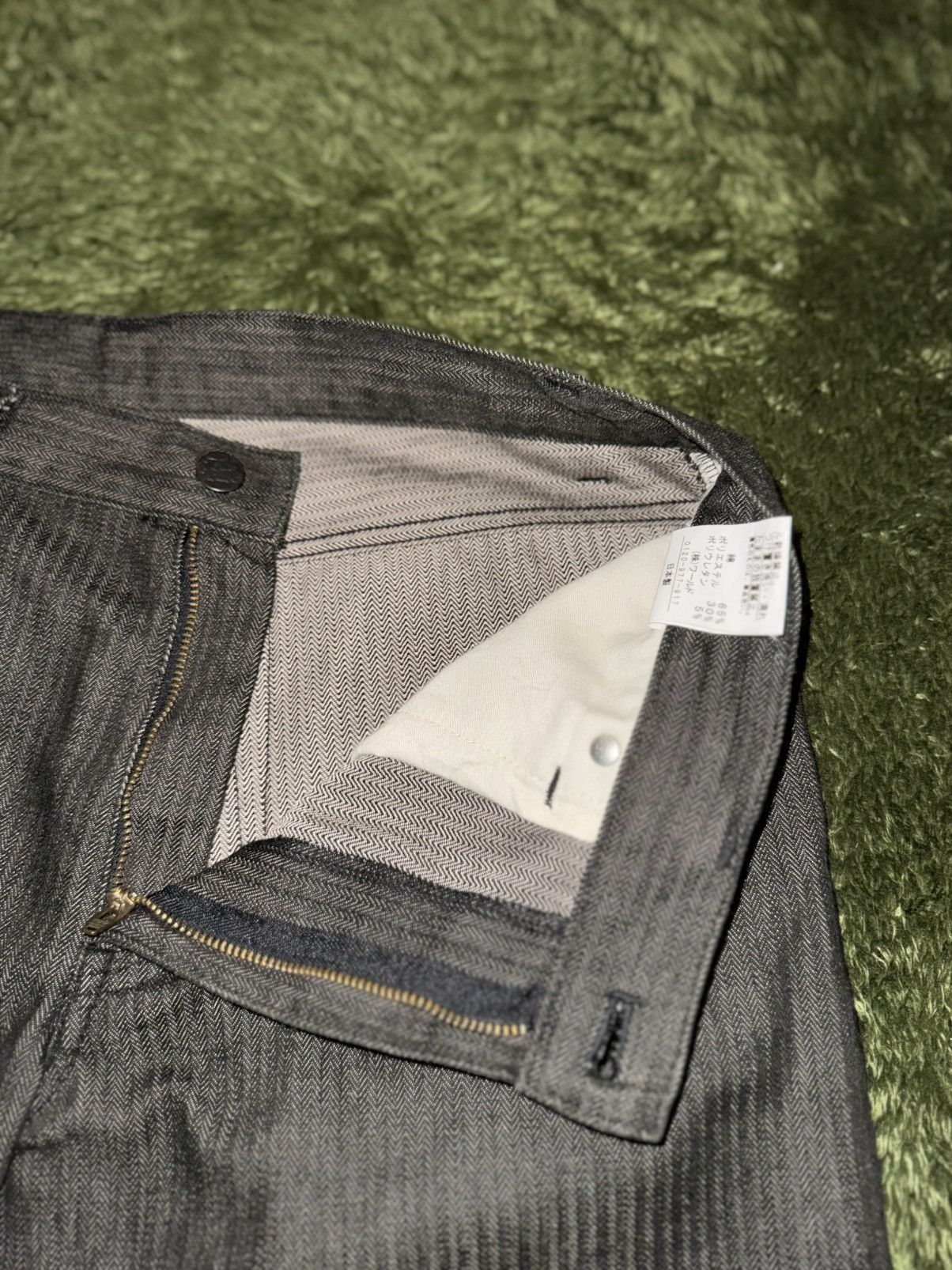 Takeo Kikuchi [5] Takeo Kikuchi Made in Japan Herringbone Denim Pants Size US 32 / EU 48 - 3 Thumbnail