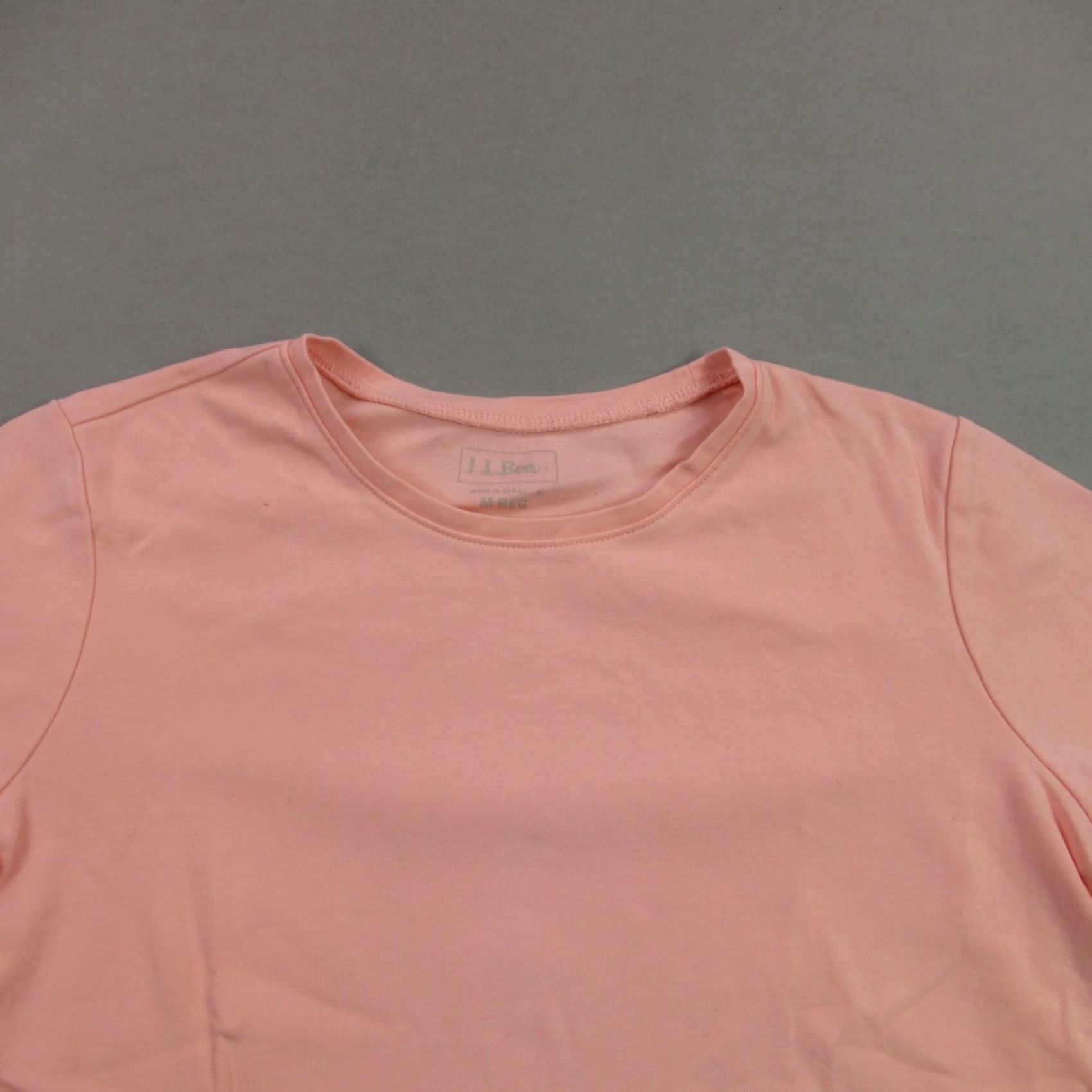 Vintage L.L. Bean Shirt Mens Medium Short Sleeve Crew Neck Lightweight Traditional Pink Size US M / EU 48-50 / 2 - 2 Thumbnail