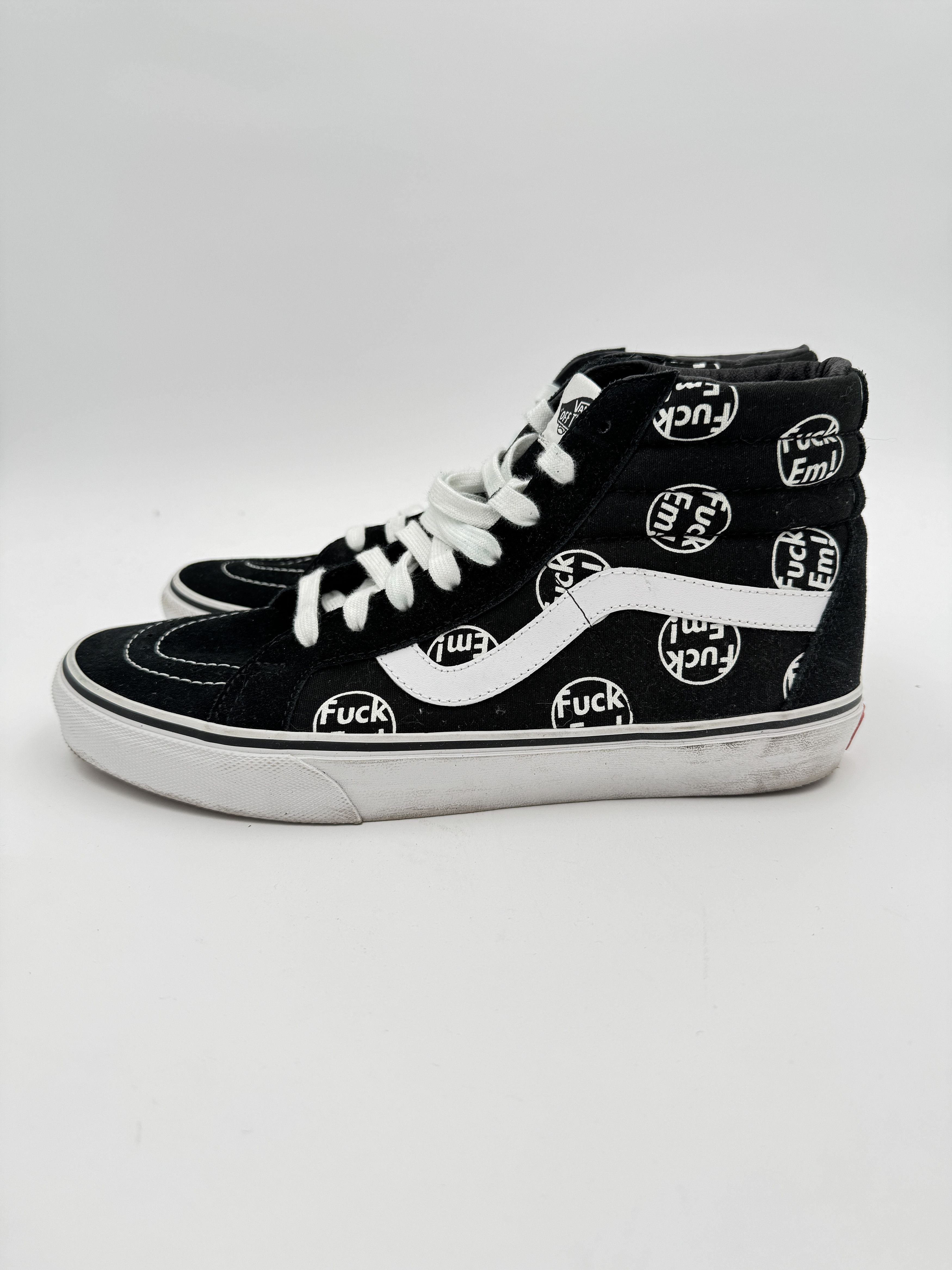 Supreme x Vans Fuck 'em! Sk8 Hi Black