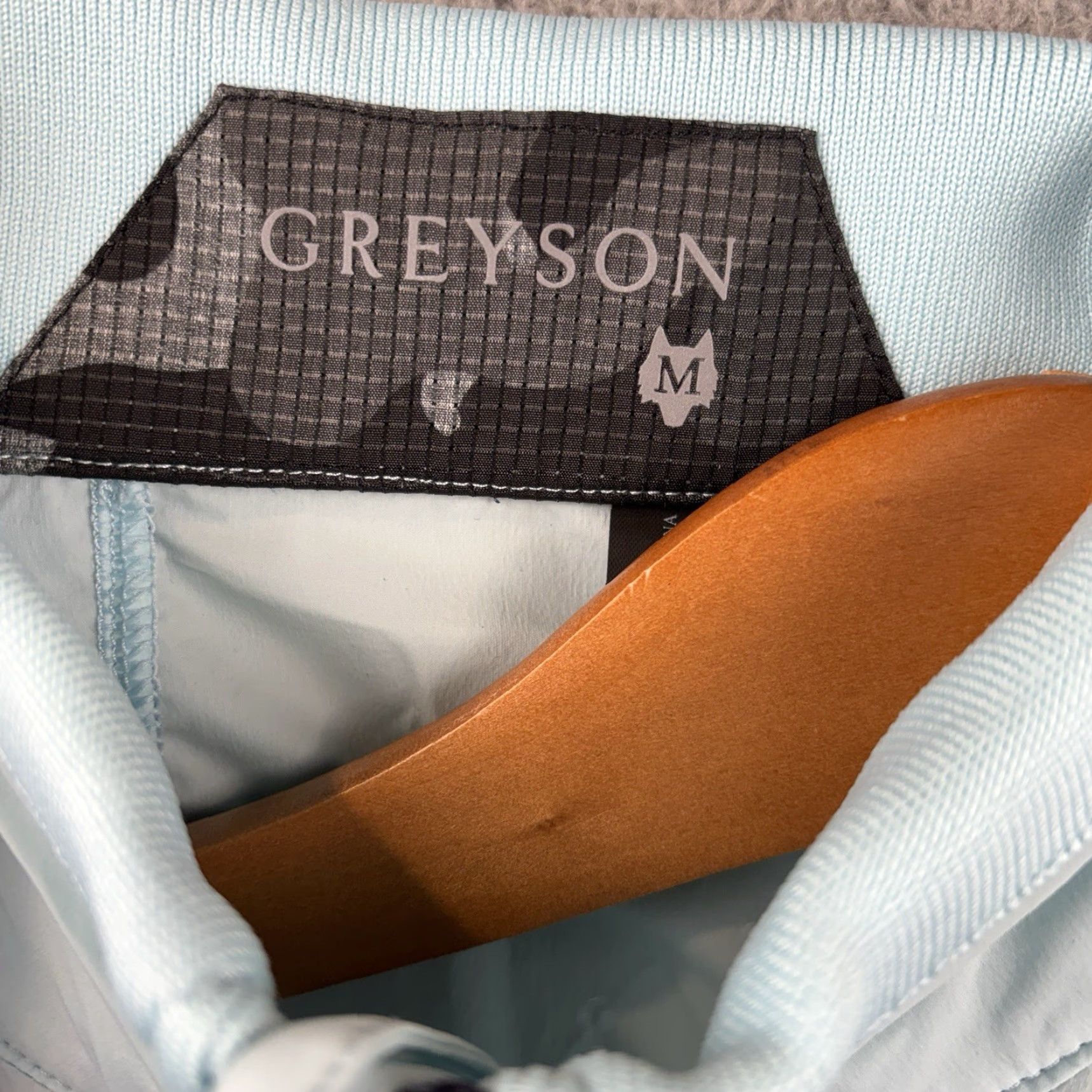 Vintage Greyson Trailwolf Jacket Golf Mens Medium Blue Windproof Lightweight Full Zip Size US M / EU 48-50 / 2 - 3 Thumbnail