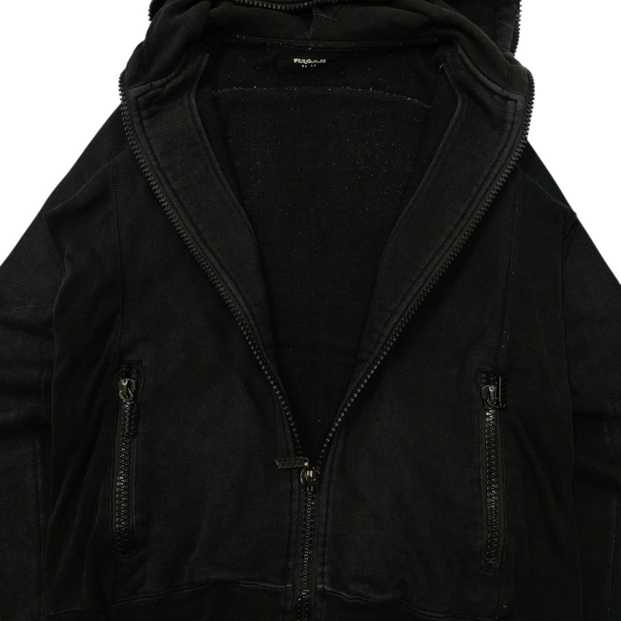 Japanese Brand Japanese 1piu1uguale3 Relax Small Logo Full Zip Hoodie Size US M / EU 48-50 / 2 - 5 Thumbnail