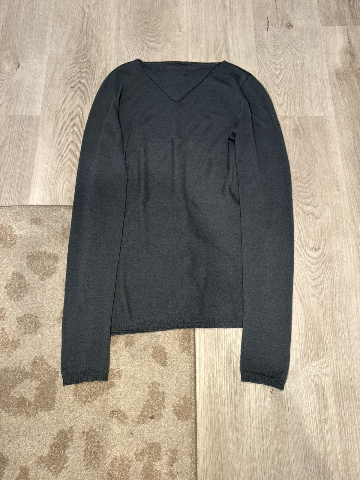 Rick Owens f/w 2022 strobe wool sweater!! | Grailed